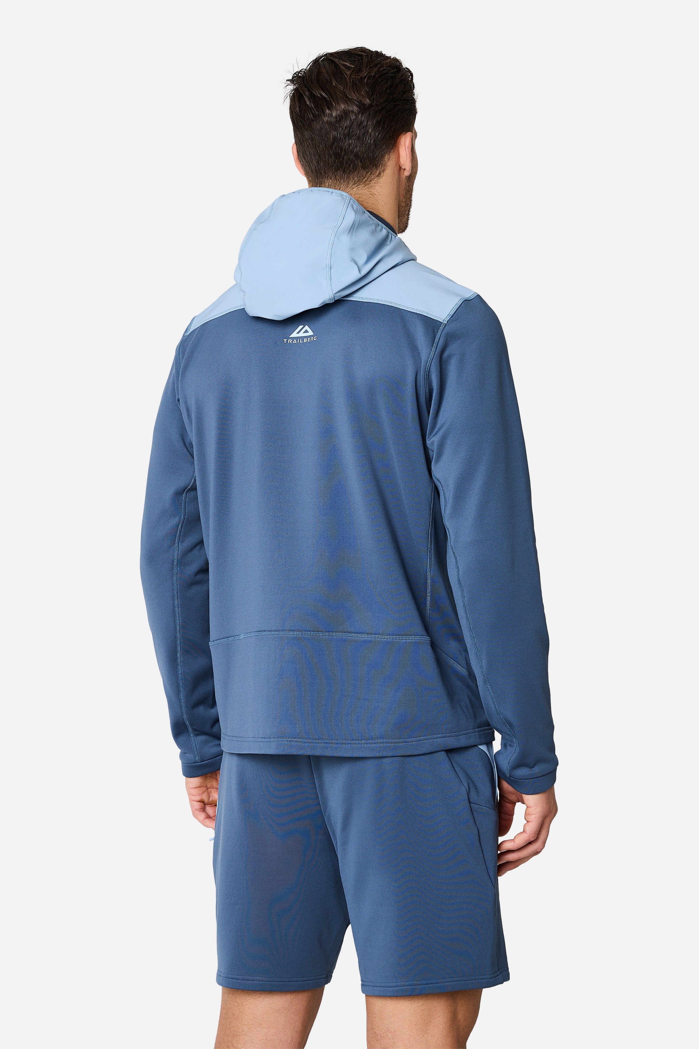 Vale Gridded Fleece Twinset - Breeze/Skylar