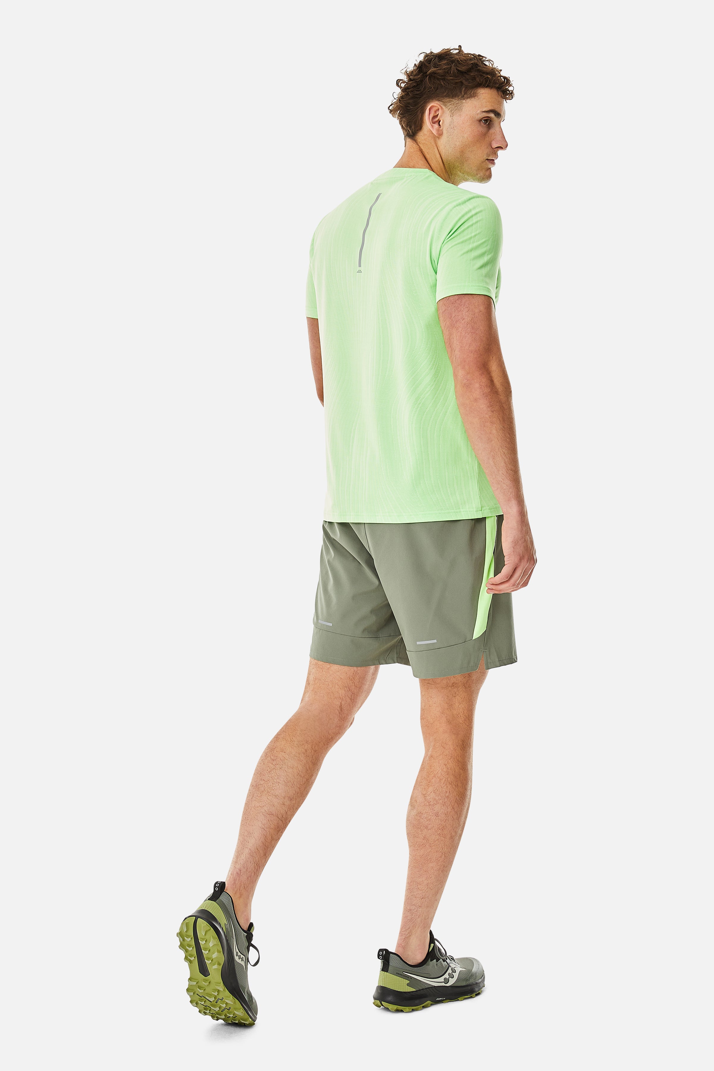 SS25 Cloud Vertex Triset - Pine Dust/Neon Lime
