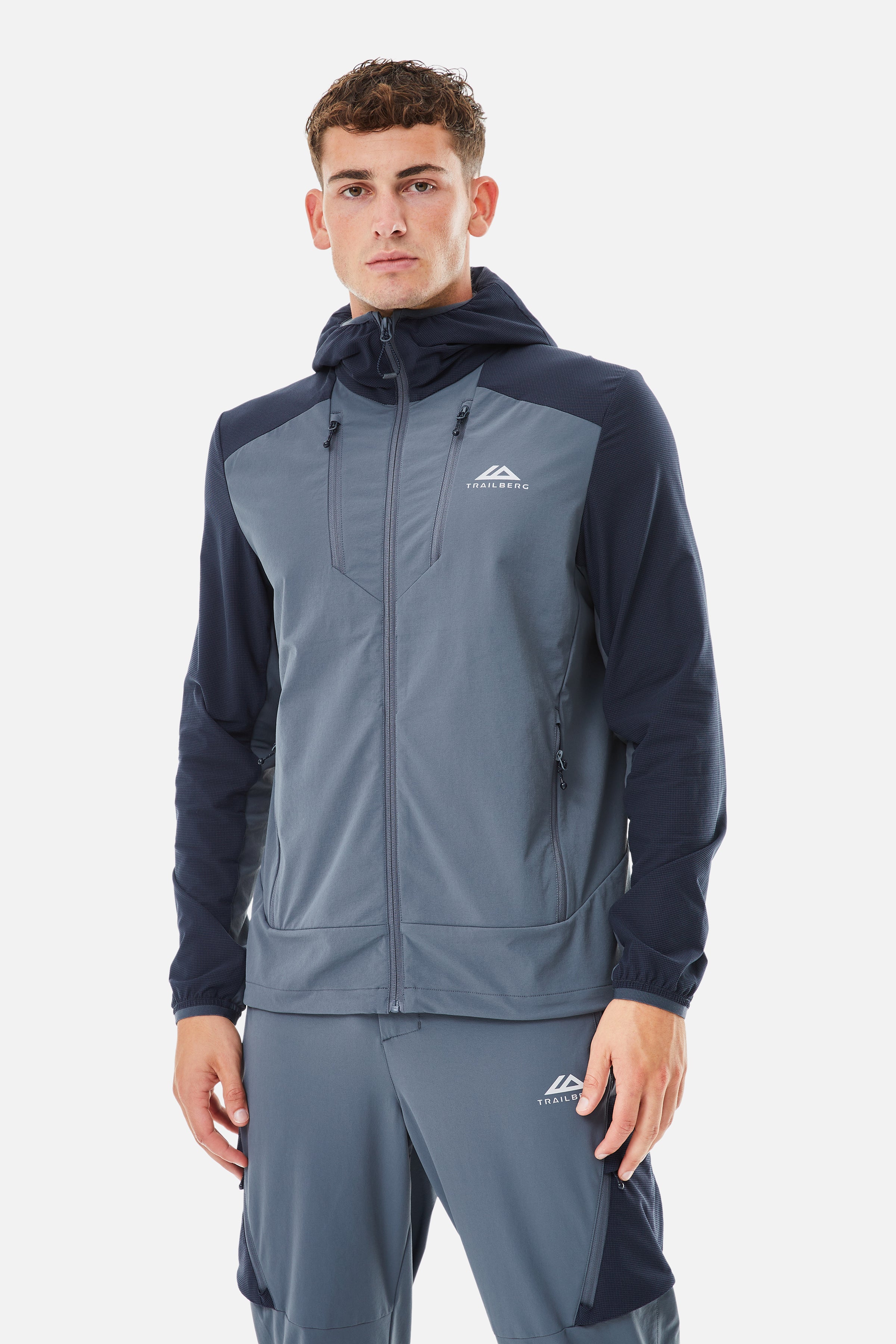 Faltenjura 2.0 Tracksuit - Storm Grey/Deep Ocean