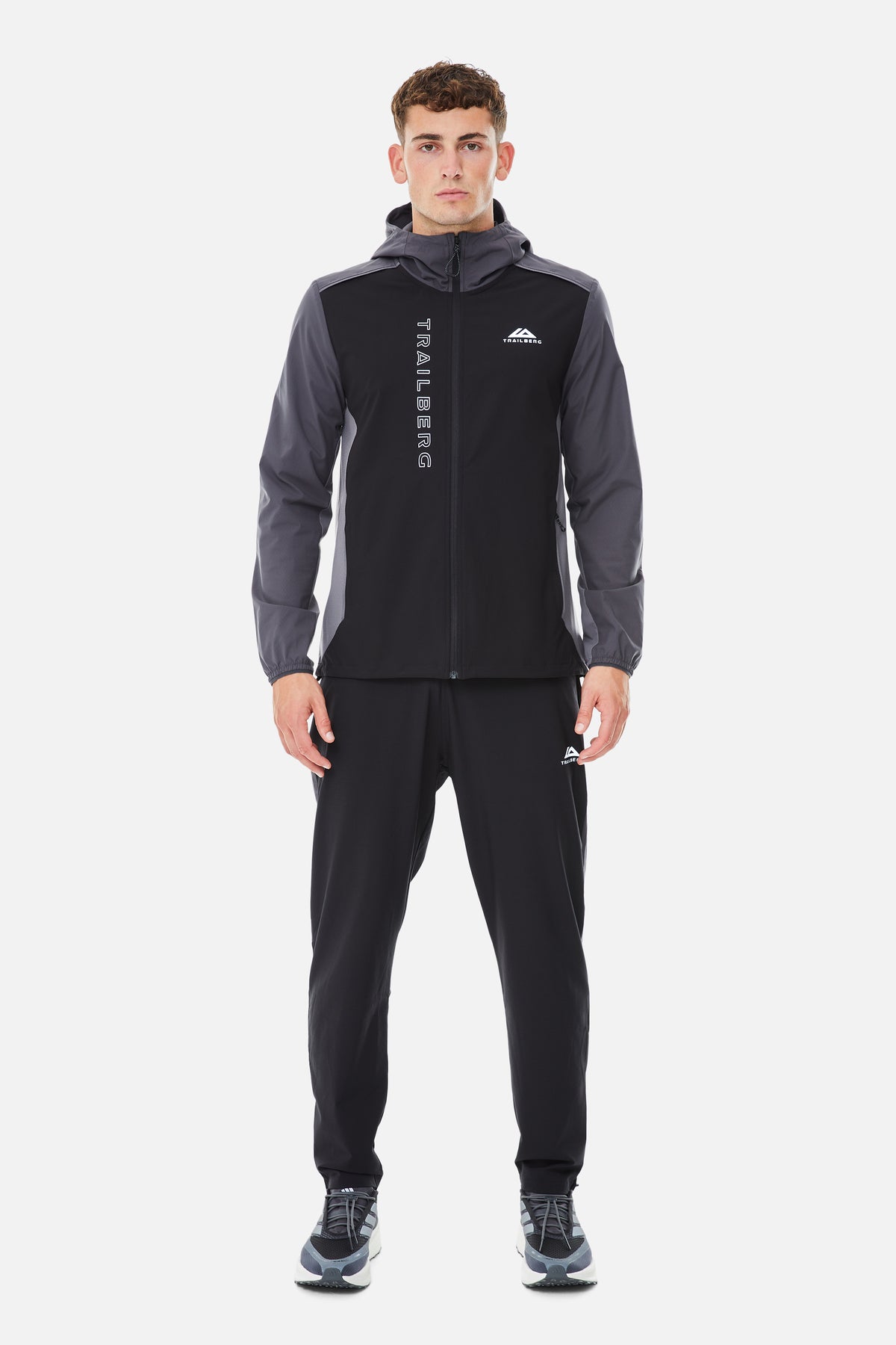 AW25 Triathlon Tracksuit Black Volcano Grey Urban