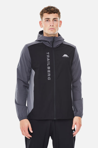AW25 Triathlon Windbreaker - Black/Volcano Grey/Urban Smoke