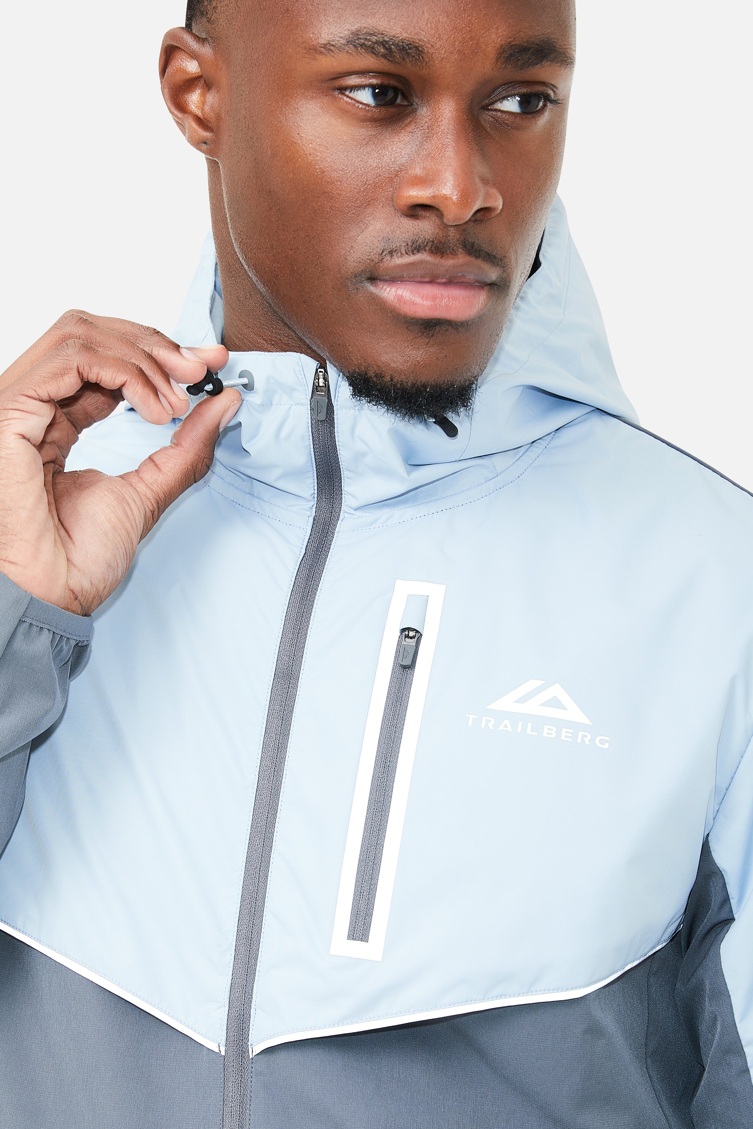 Vertigo 2.0 Hood - Grey/Blue