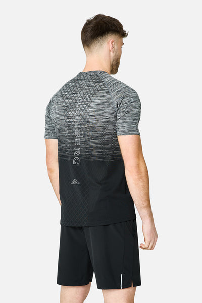 Stride Seamless Tee  - Moon Grey/Urban Smoke/Black/White