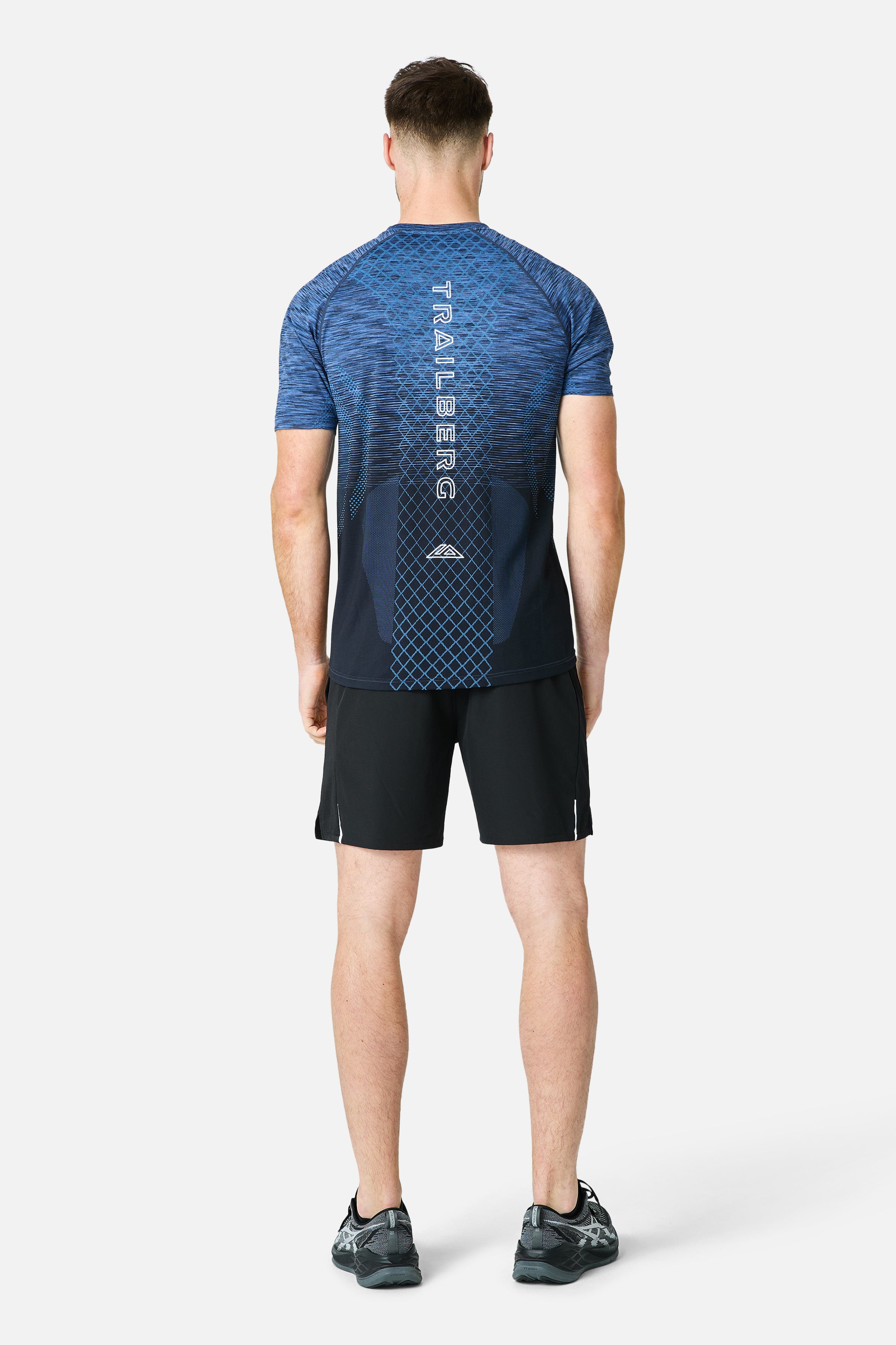 Stride Seamless Tee  - Deep Ocean/Aqua Eclipse/Chroma Blue/Voltage Blue