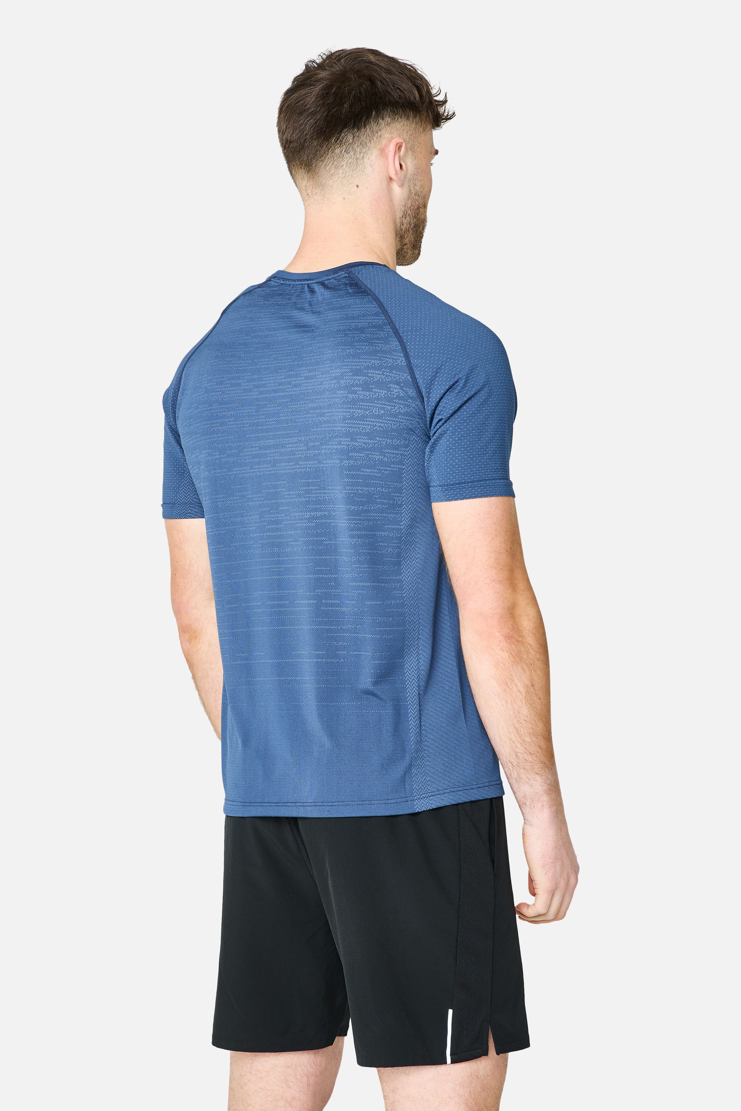 Form Seamless Tee - Aqua Eclipse/Amethyst Blue