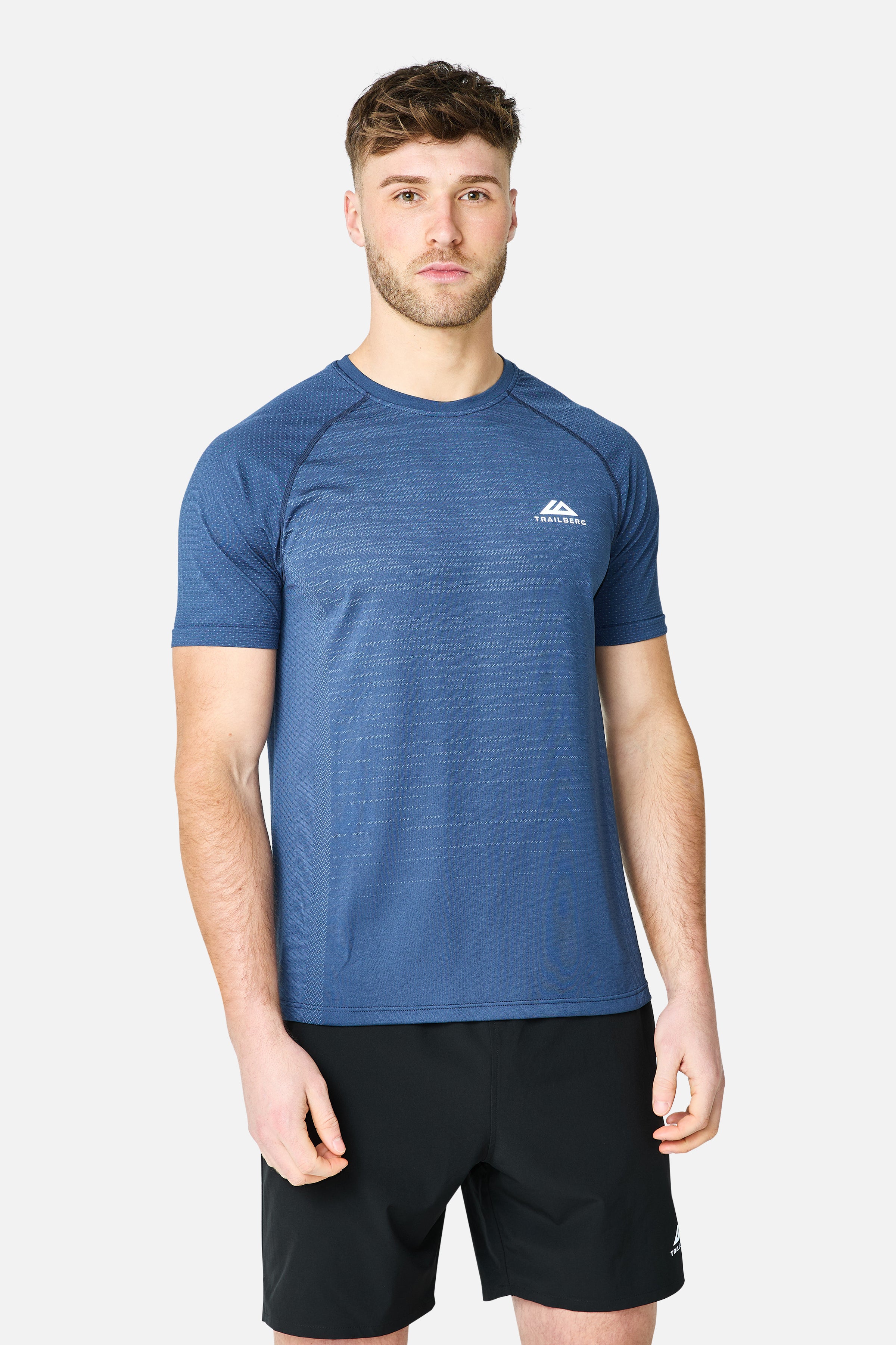 Form Seamless Tee - Aqua Eclipse/Amethyst Blue