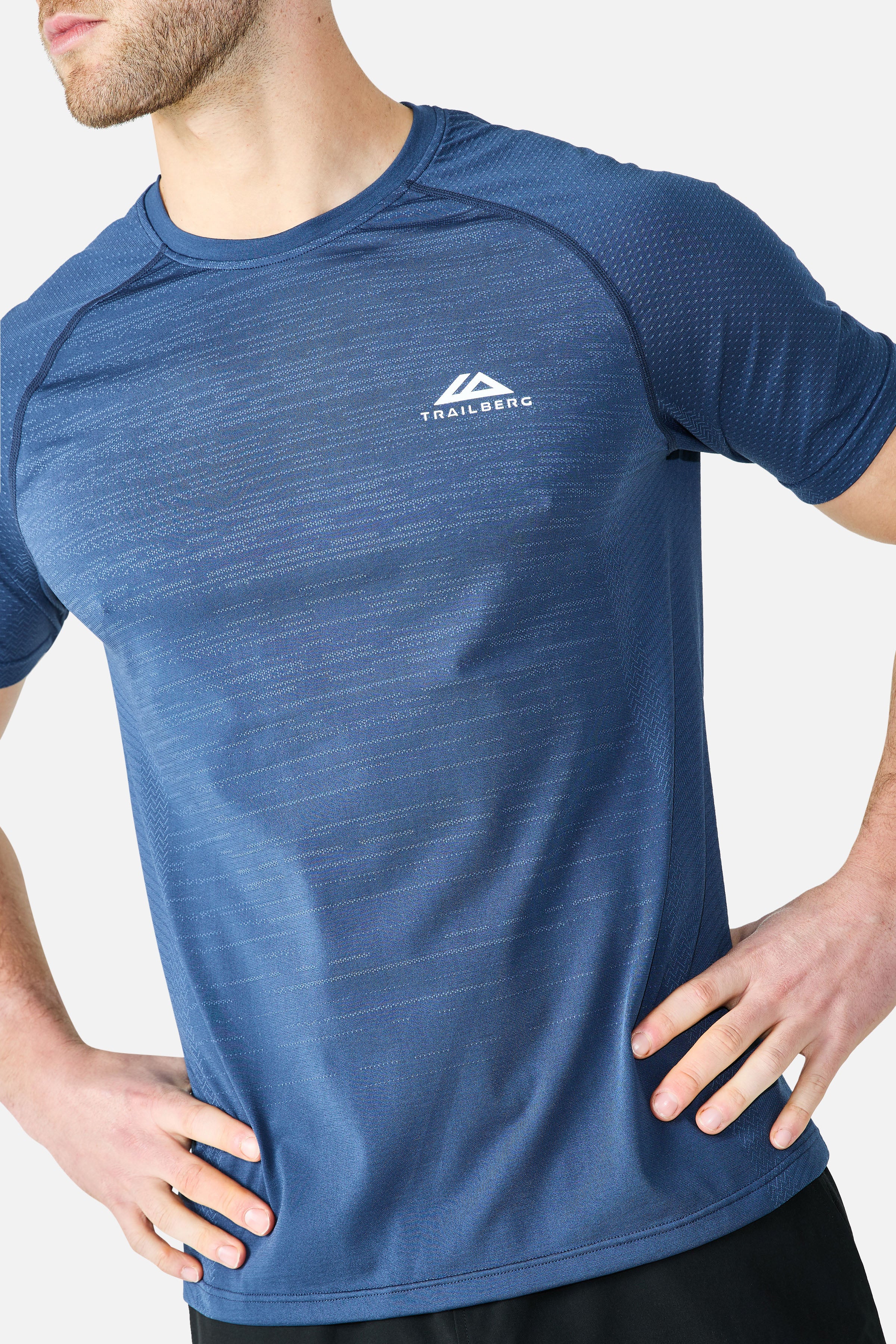 Form Seamless Tee - Aqua Eclipse/Amethyst Blue