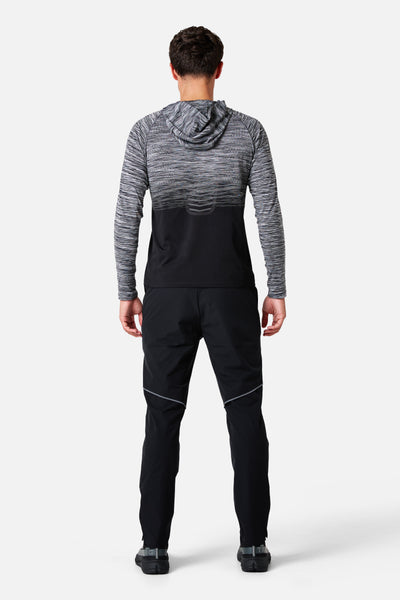 Arc Seamless Velocity Hood Tracksuit - Black/Moon Grey