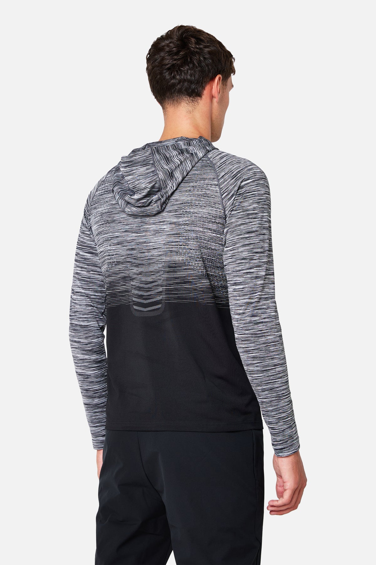Arc Seamless Velocity Hood Tracksuit - Black/Moon Grey