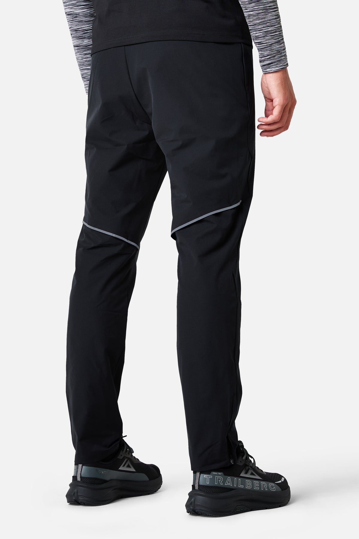 Arc Seamless Velocity Hood Tracksuit - Black/Moon Grey