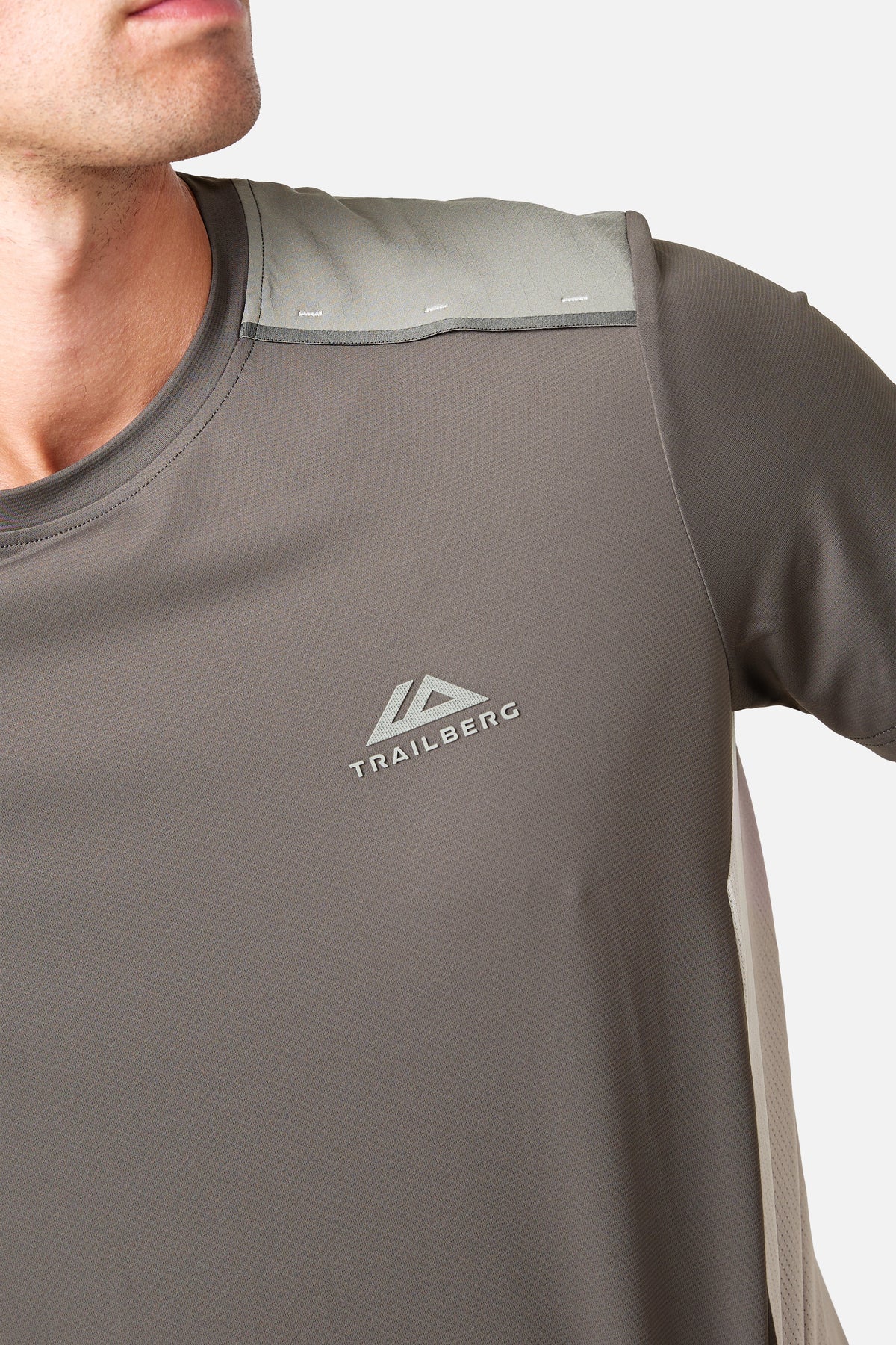 Triathlon Ultra Tee  - Mineral/Mocha/Deep Stone