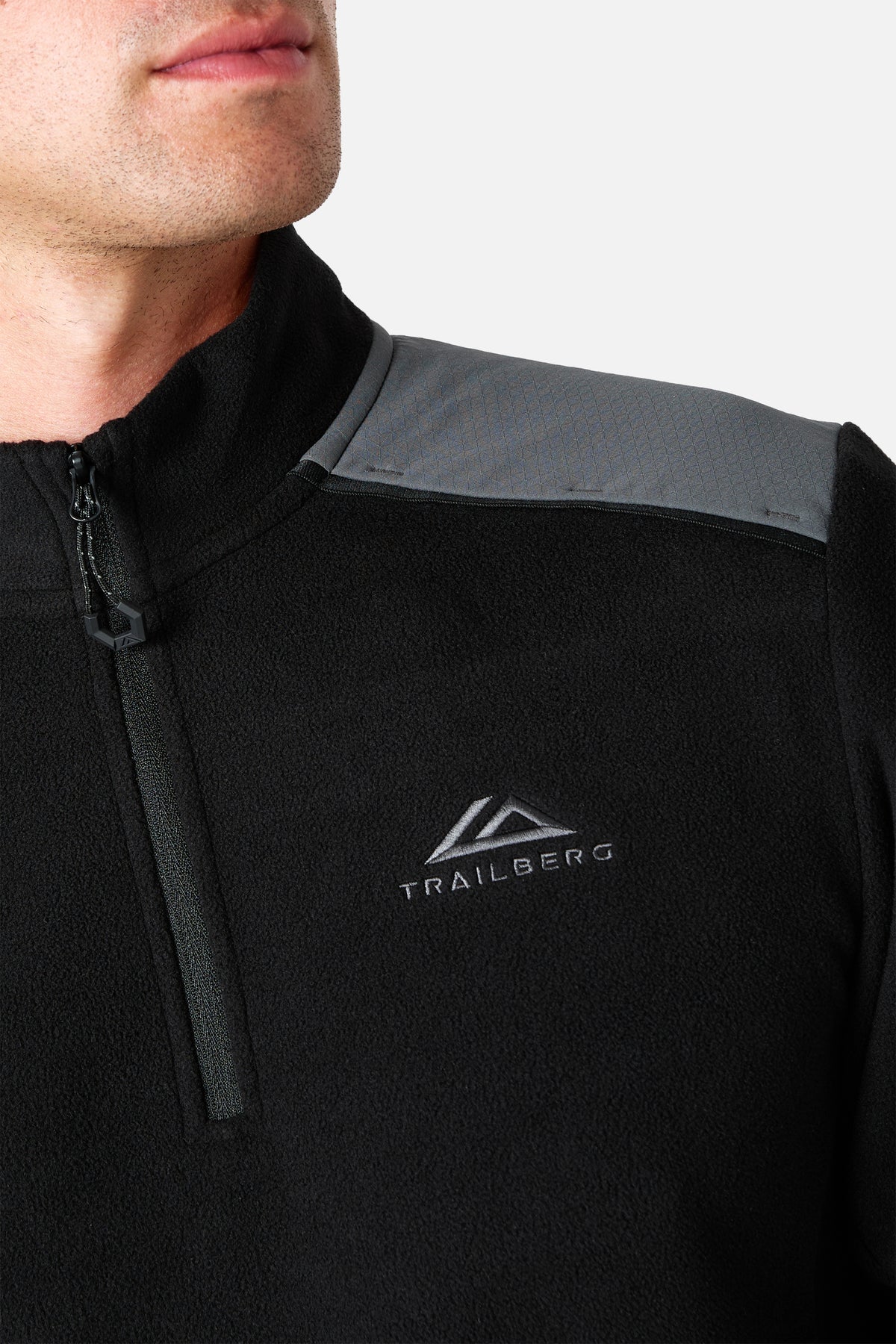 Triathlon Ultra Micro Fleece 1/4 Zip - Black/Graphite Grey