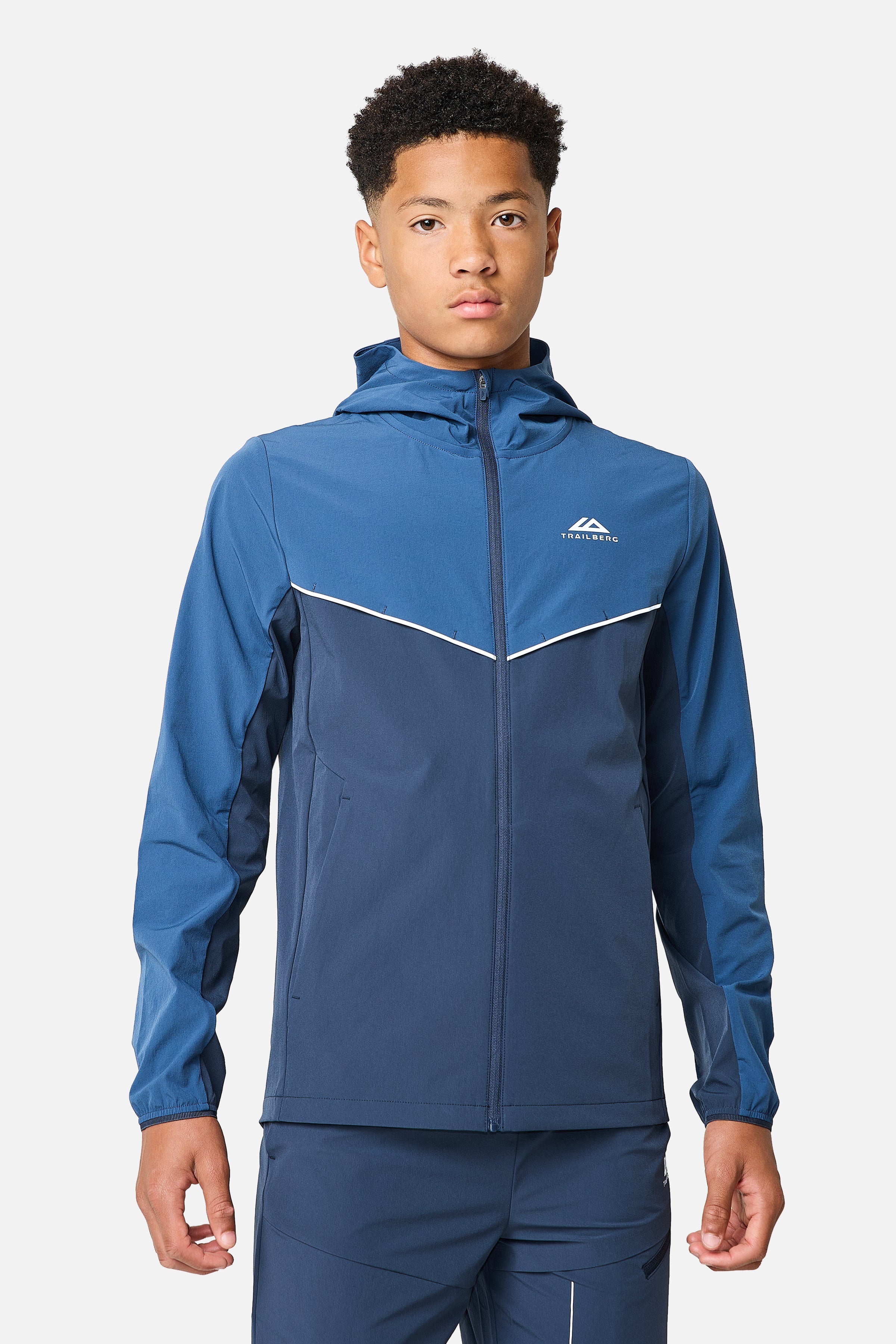 Boys Zion 2.0 Hood - Storm Blue/Midnight Blue