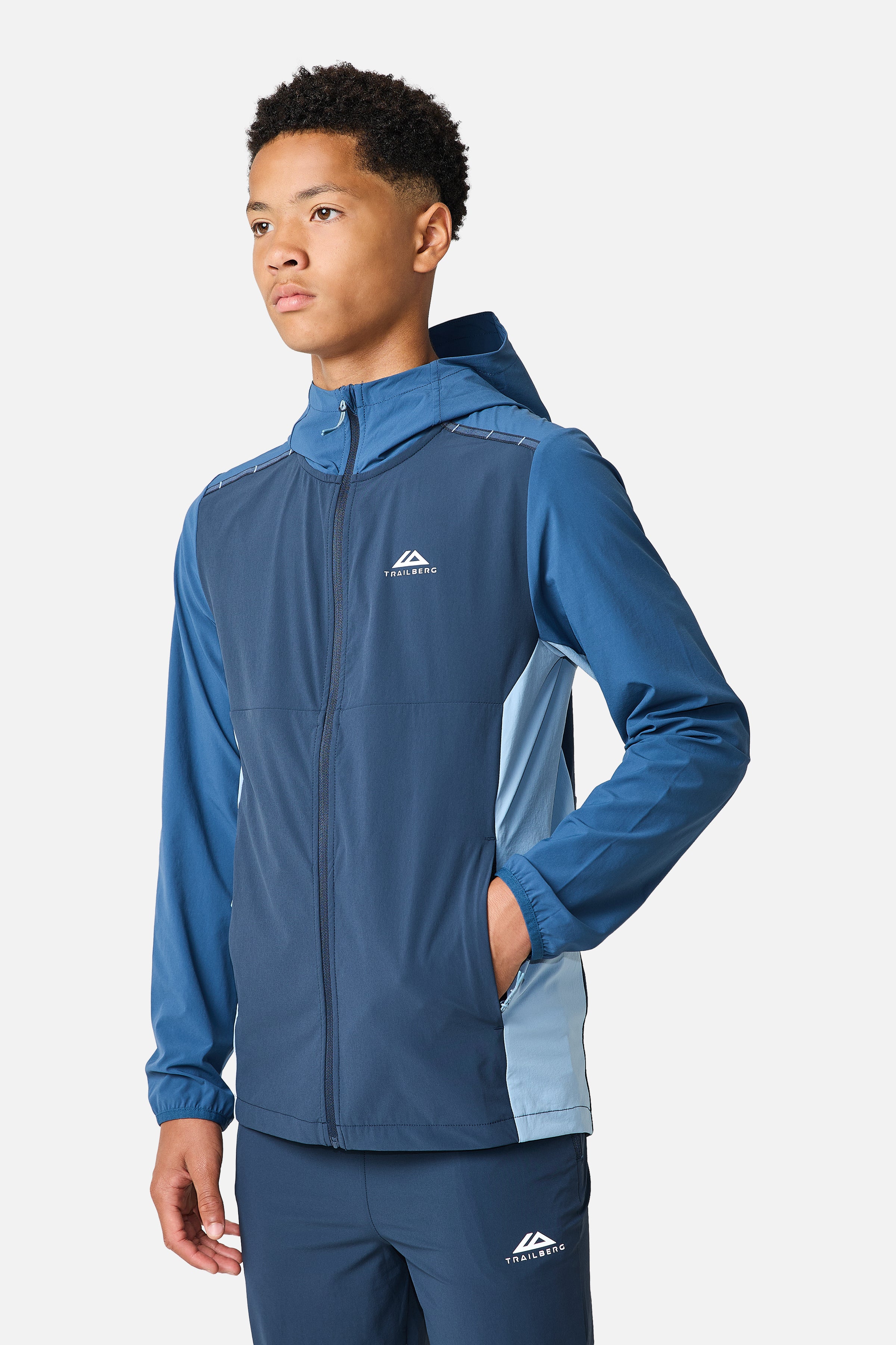 Boys Triathlon 4.0 Hood - Storm Blue/Midnight Blue/Washed Indigo