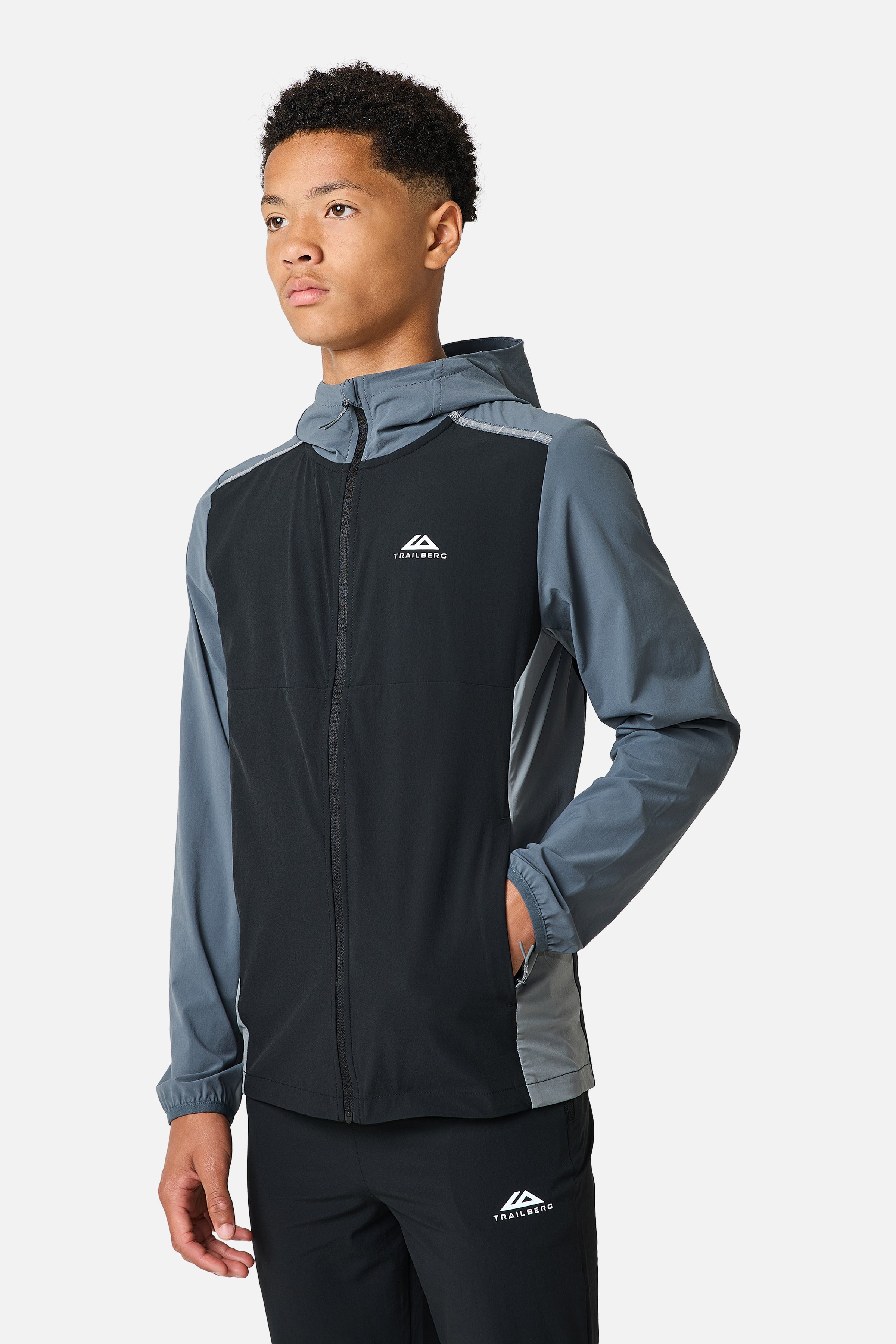 Boys Triathlon 4.0 Tracksuit - Black/Graphite Grey/Nightfall Grey/Lunar Grey