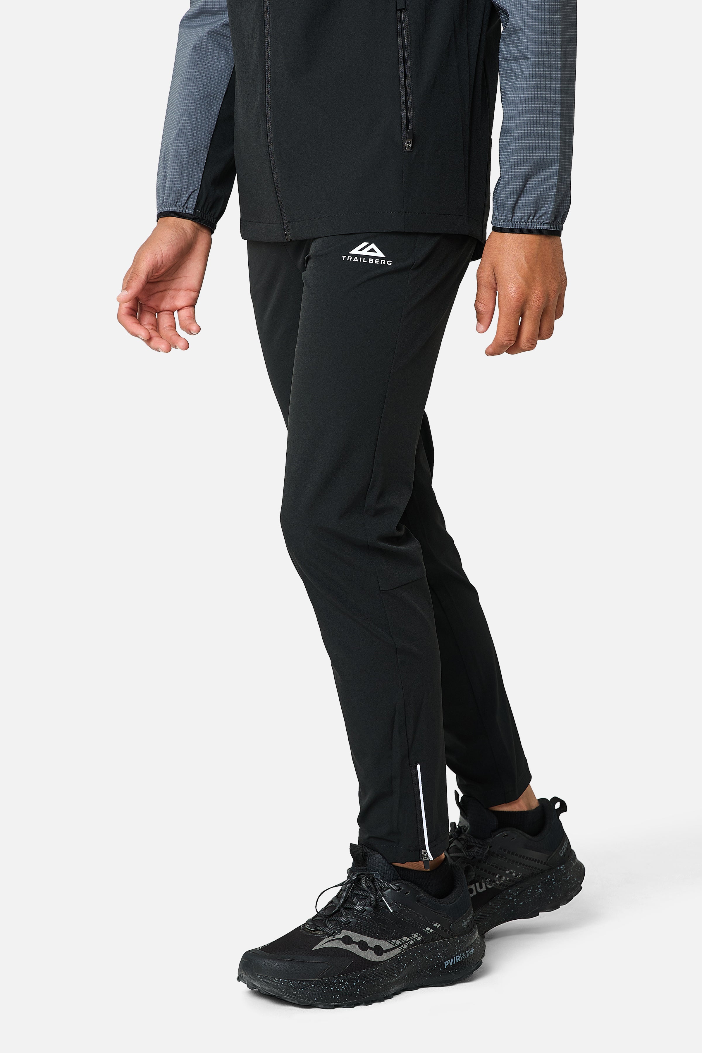 Boys Rapid Grid 2.0 Tracksuit - Black/Graphite Grey