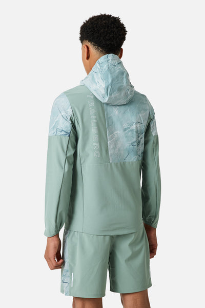 Boys Slate Windbreaker - Willow Green/Tide Mist