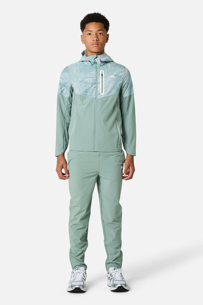Boys Slate Tracksuit - Willow Green/Tide Mist