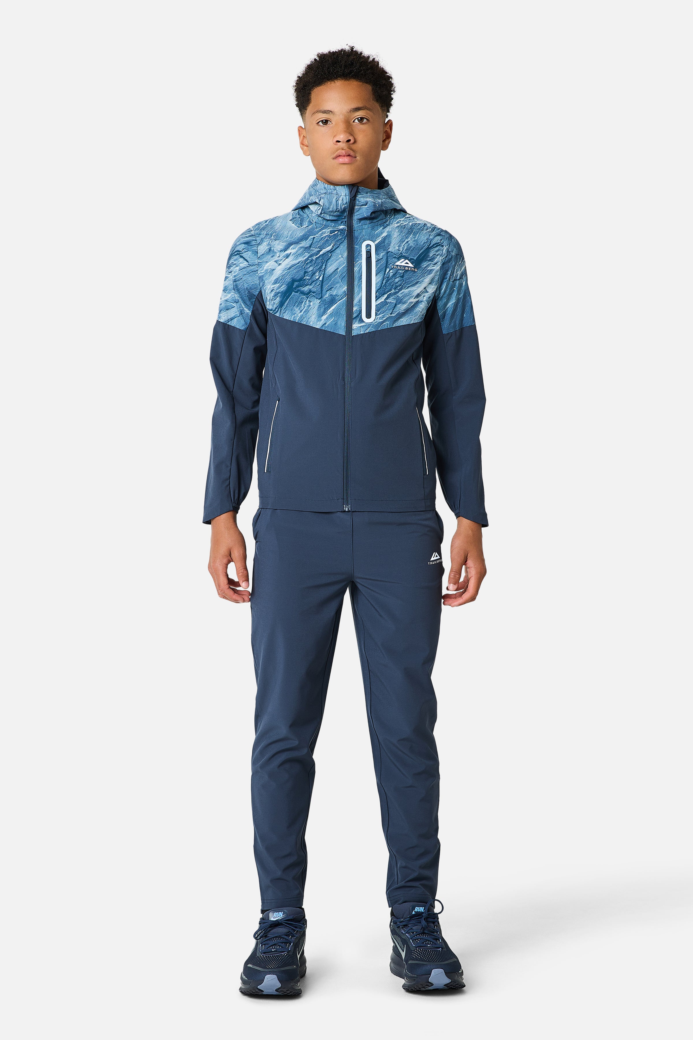 Boys Slate Tracksuit - Storm Blue/Washed Indigo