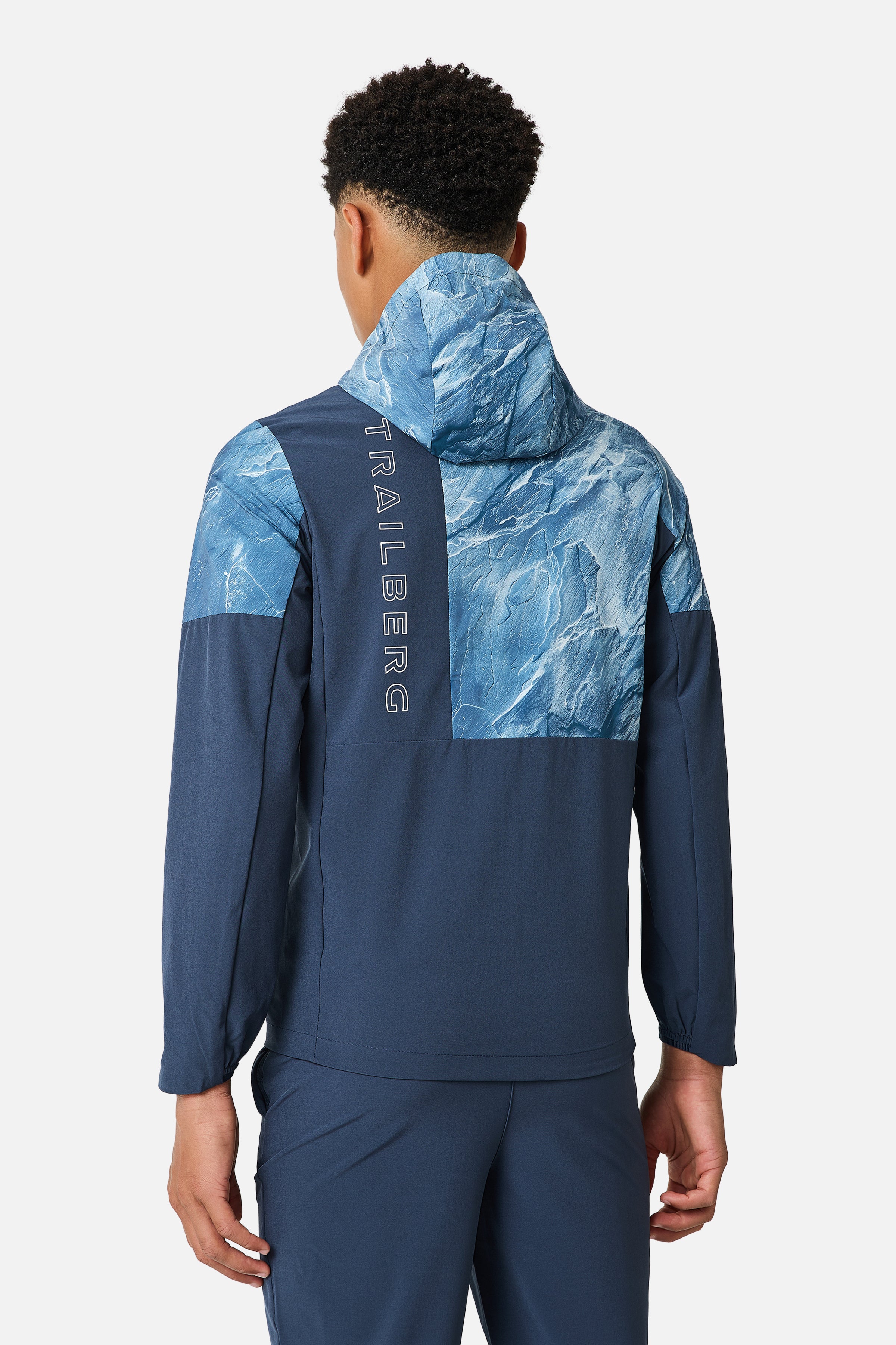 Boys Slate Windbreaker - Storm Blue/Washed Indigo