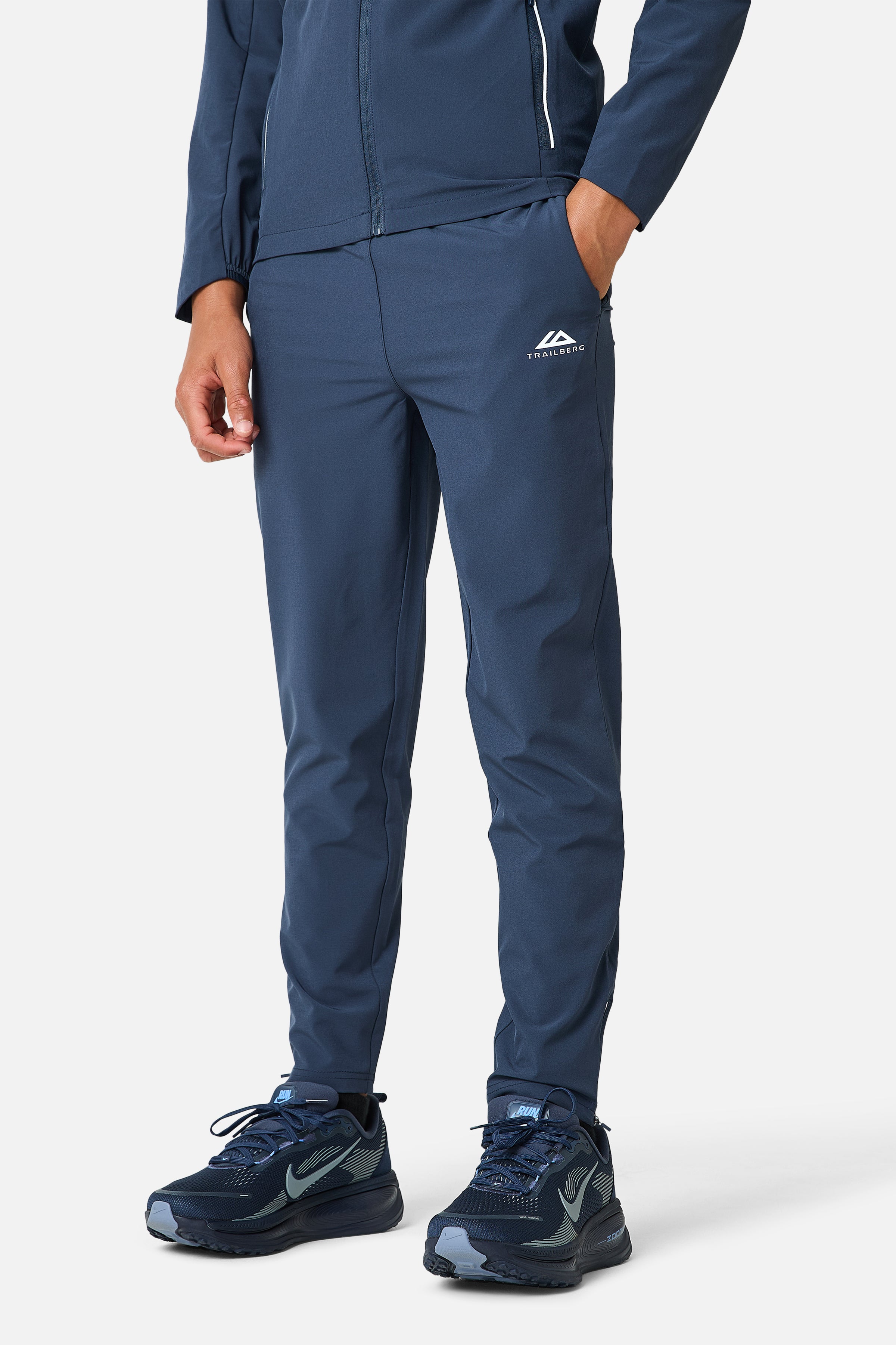 Boys Slate Tracksuit - Storm Blue/Washed Indigo