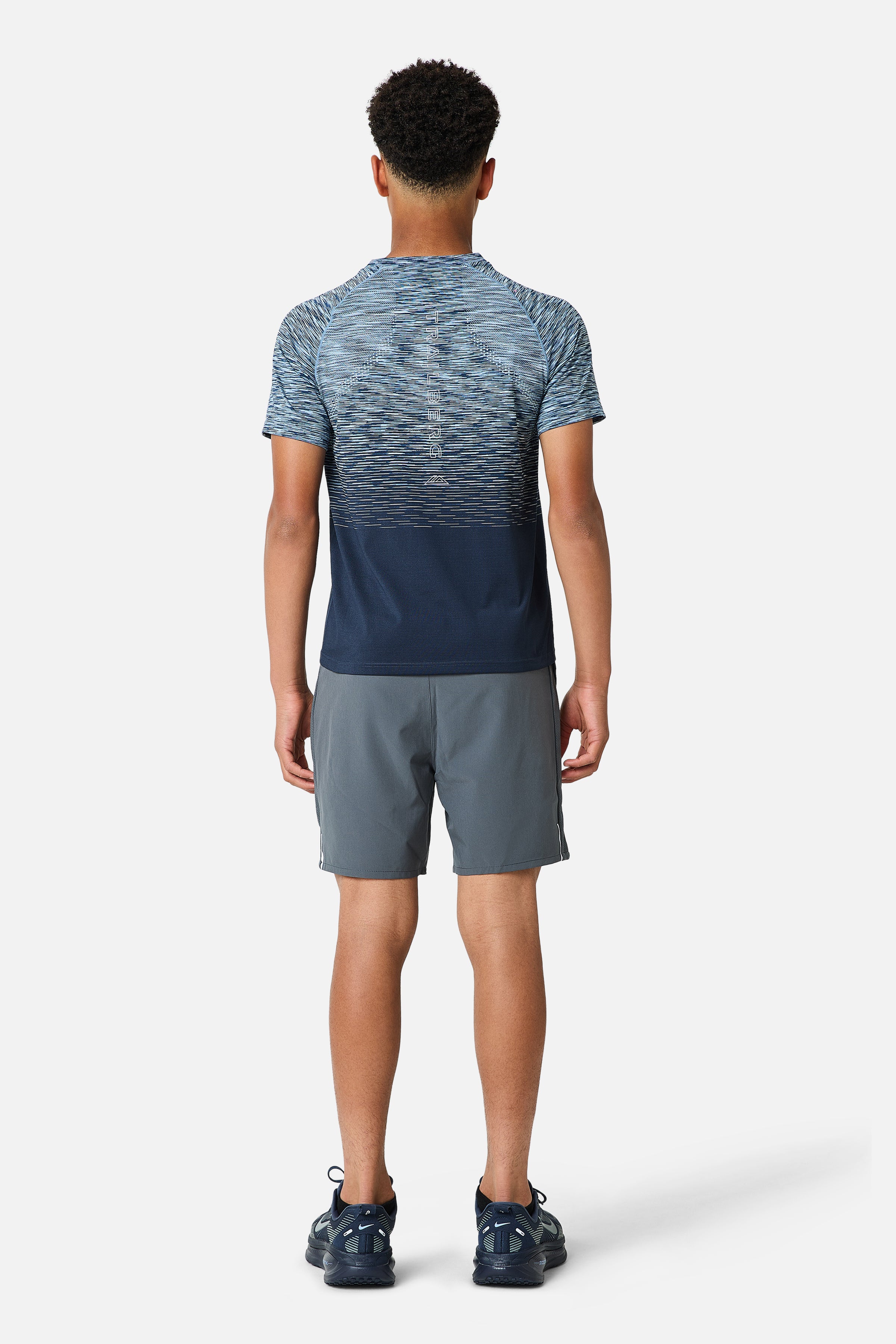 Boys Aero Seamless Essentials Twinset - Storm Blue/Graphite Grey