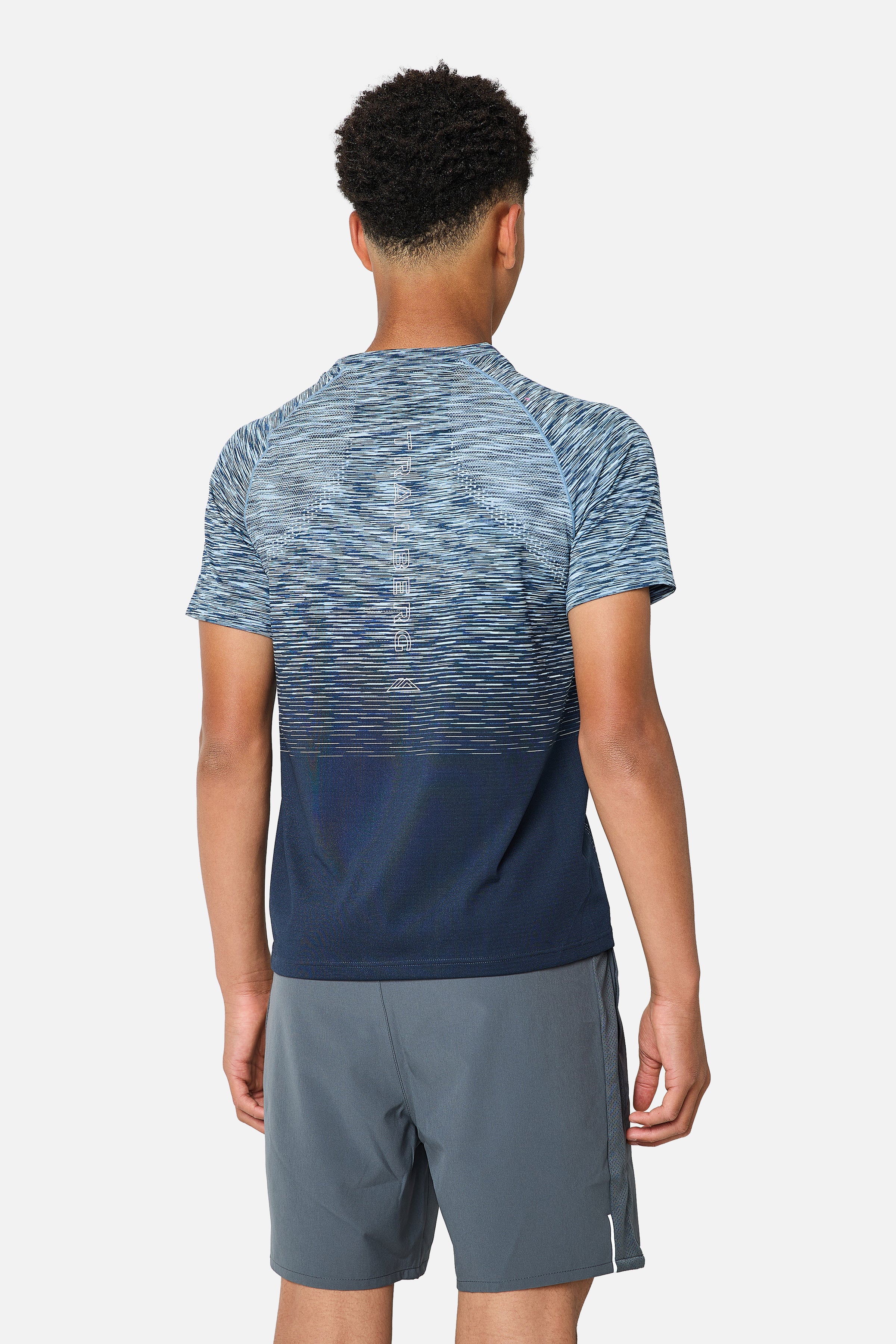 Boys Aero Seamless Essentials Twinset - Storm Blue/Graphite Grey