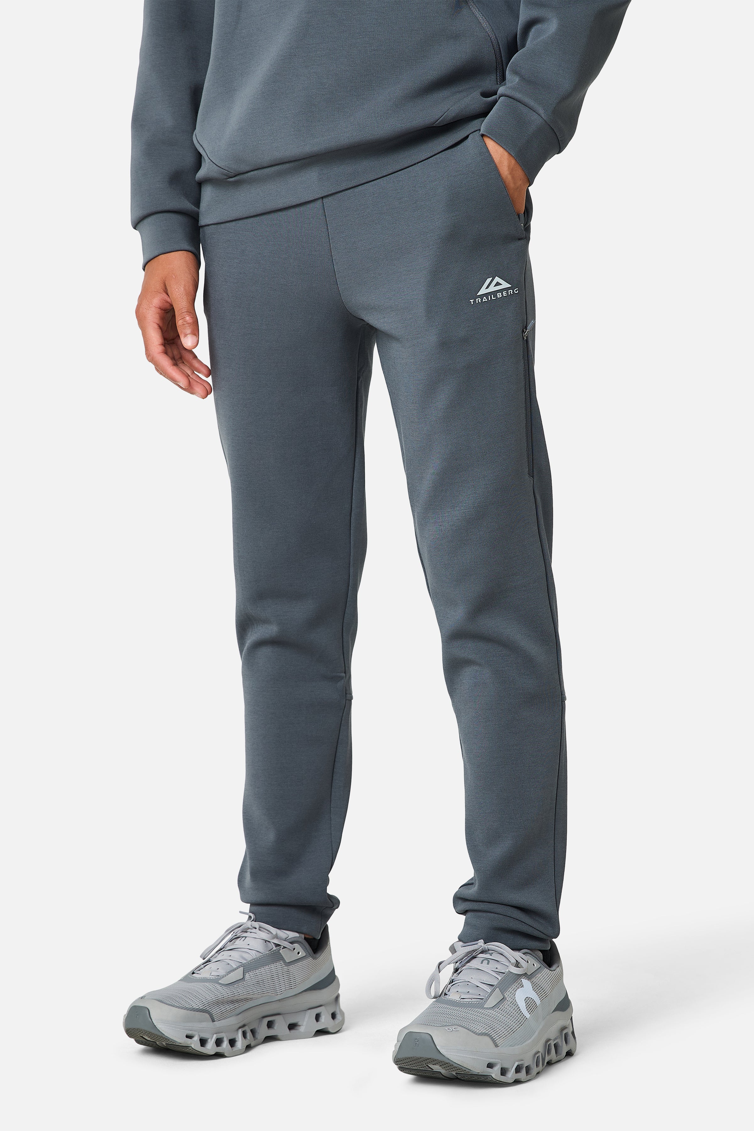 Boys Stormlight Tracksuit - Graphite Grey/Lunar Grey