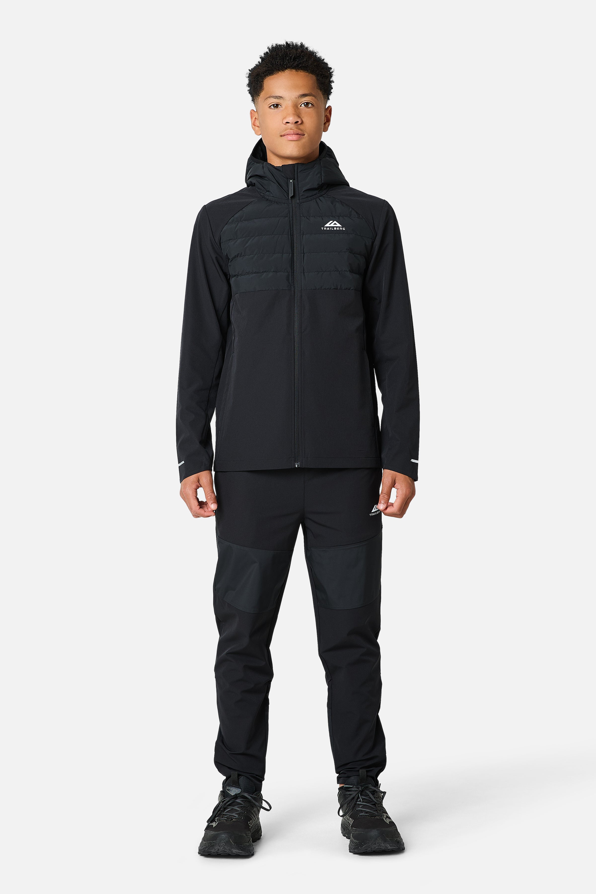 Boys Rhine Tracksuit - Black
