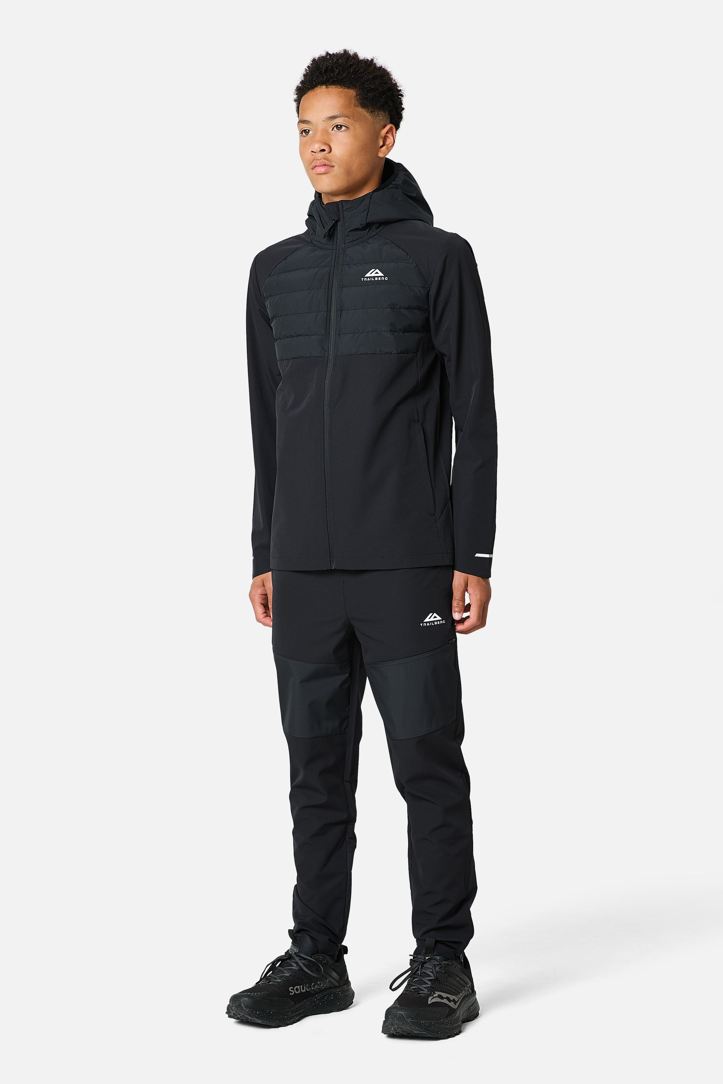 Boys Rhine Tracksuit - Black