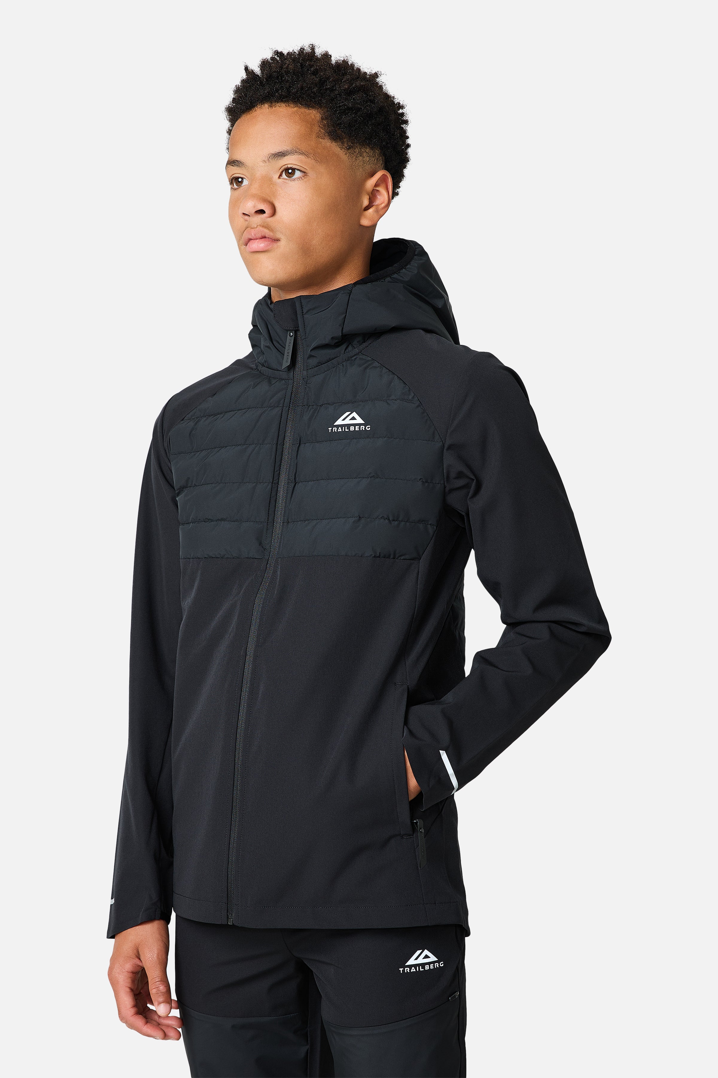 Boys Rhine Tracksuit - Black