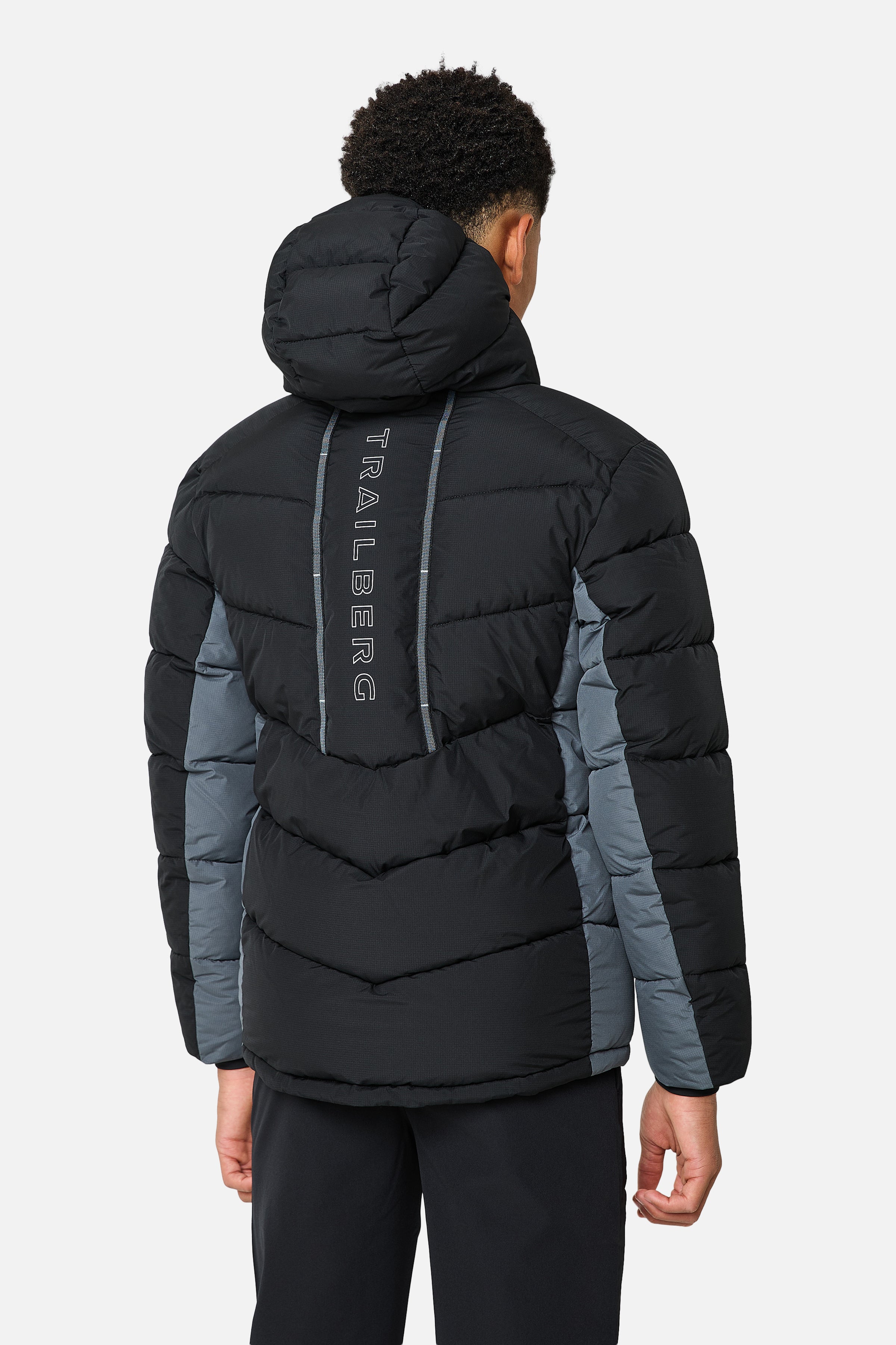 Boys Triathlon Peak Insulated Jacket - Black/Graphite Grey