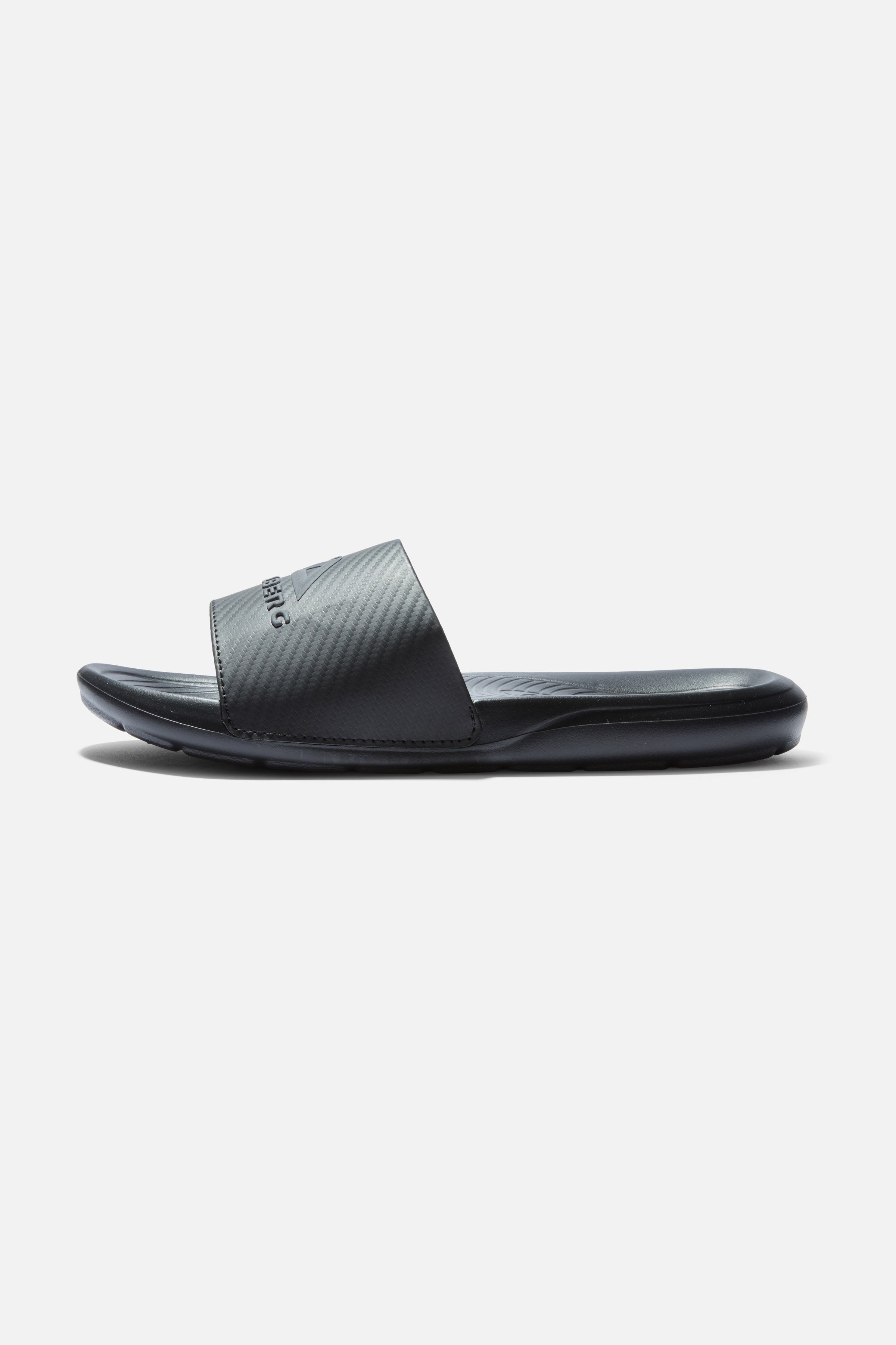 Boys Carbon Slide - Black/Volcano Grey
