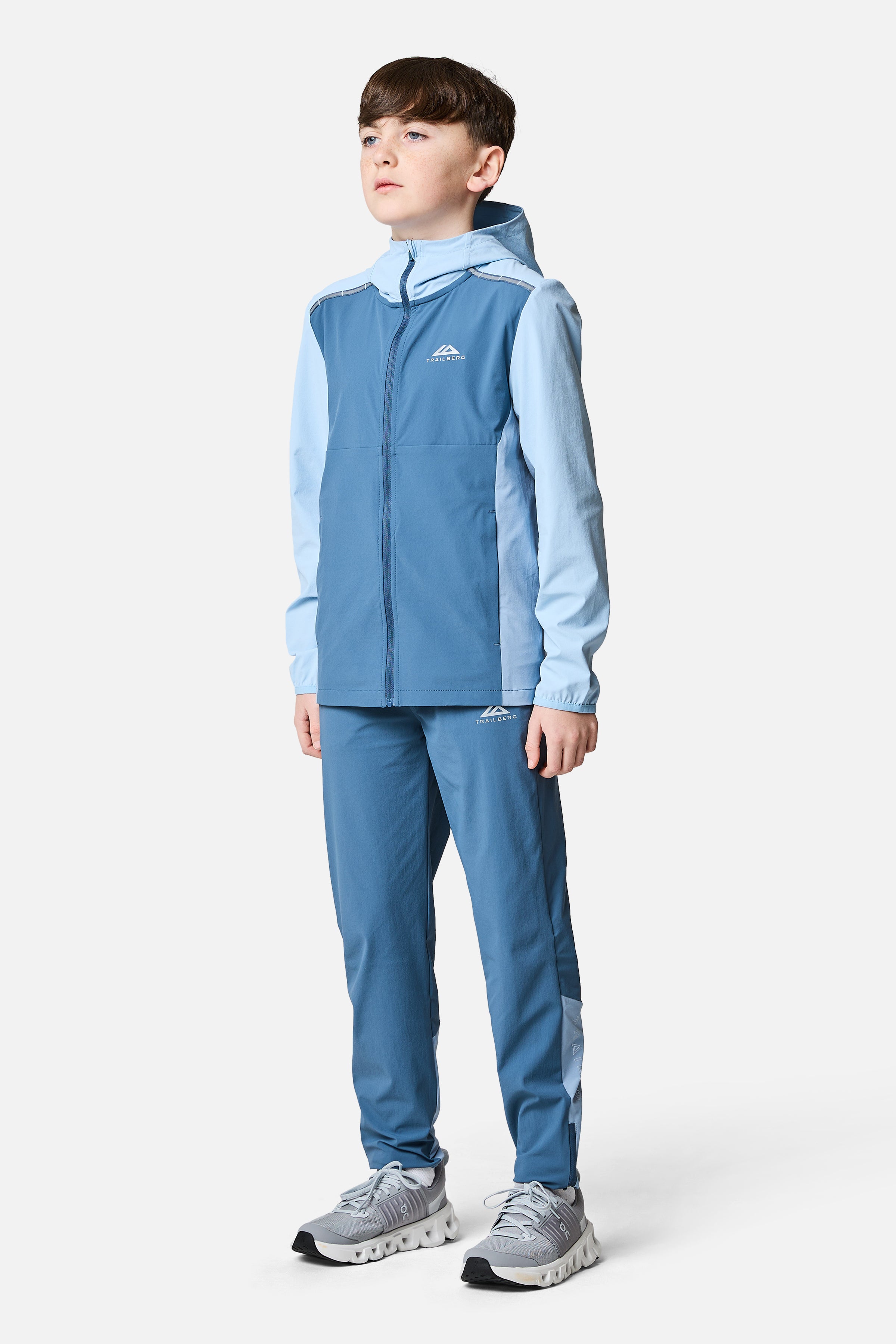 Boys Triathlon 3.0 Hood - Breeze/Washed Indigo/Dove Blue