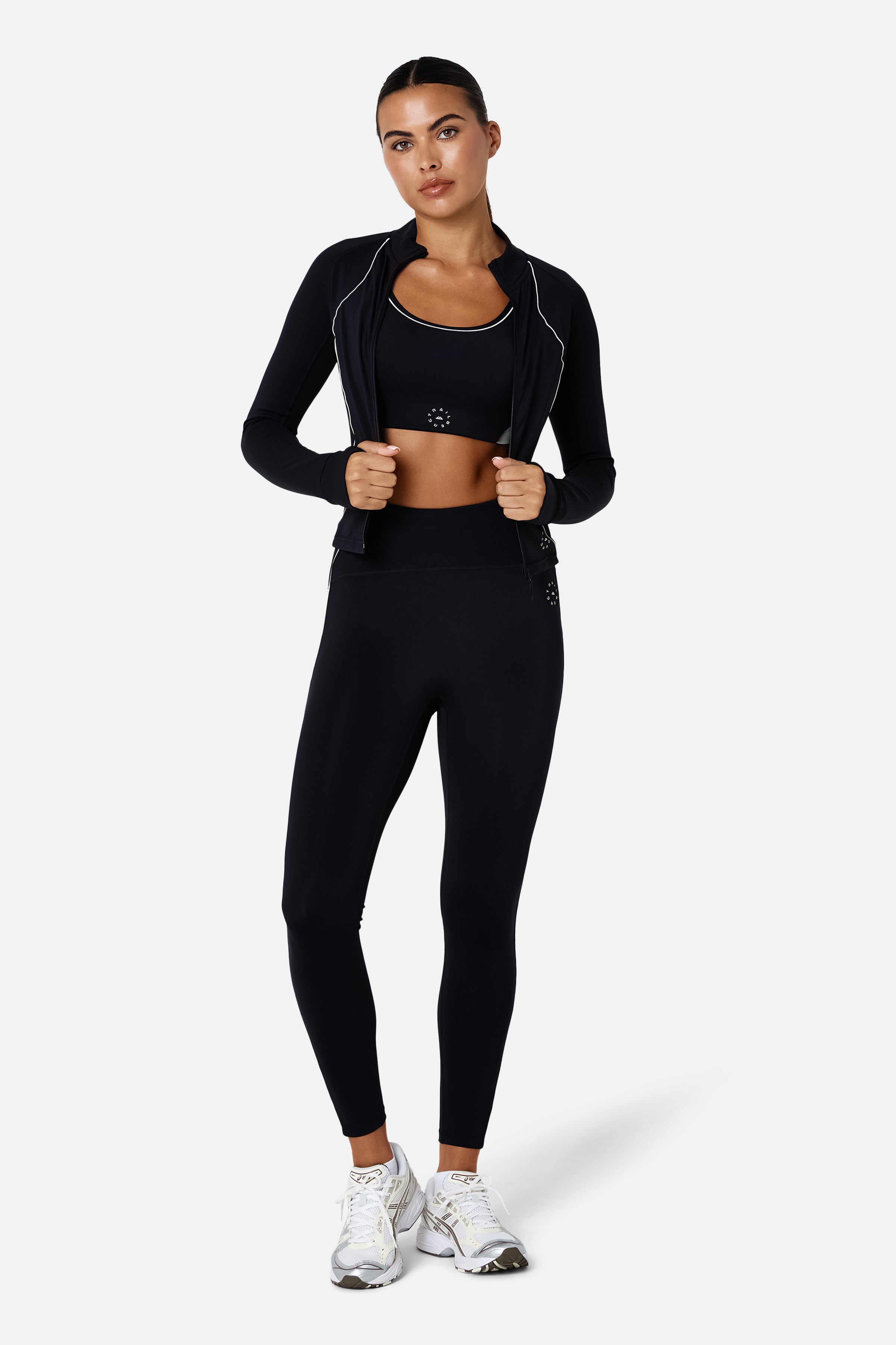 Womens Ignite Jacket Set - Black/Candlelight White