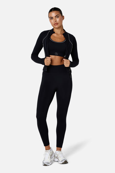 Womens Ignite Jacket Set - Black/Candlelight White