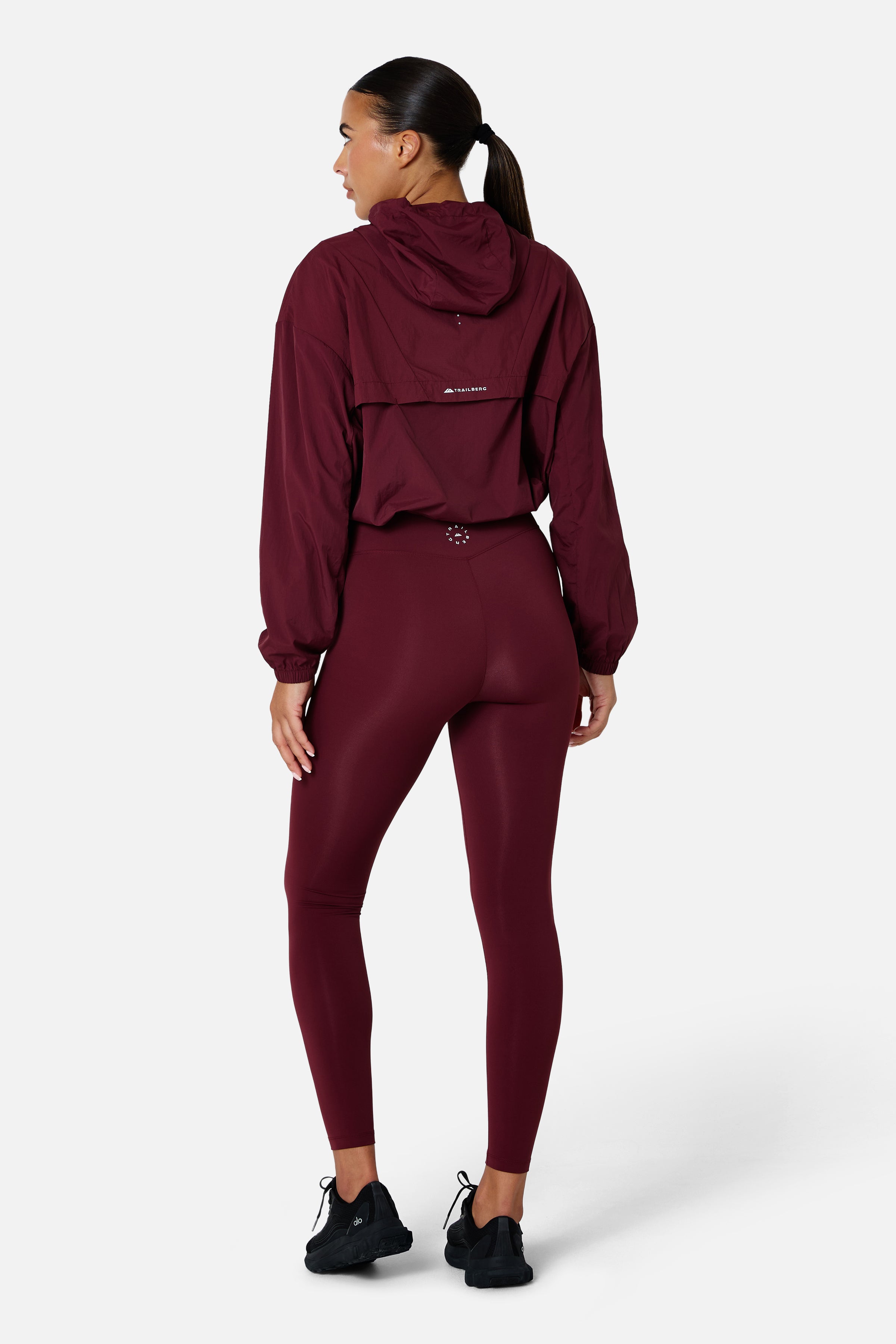 Womens Endura Running Windbreaker - Deep Claret