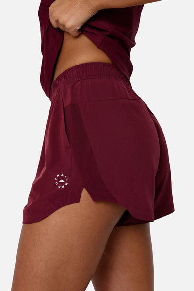 Womens Tide Short - Deep Claret