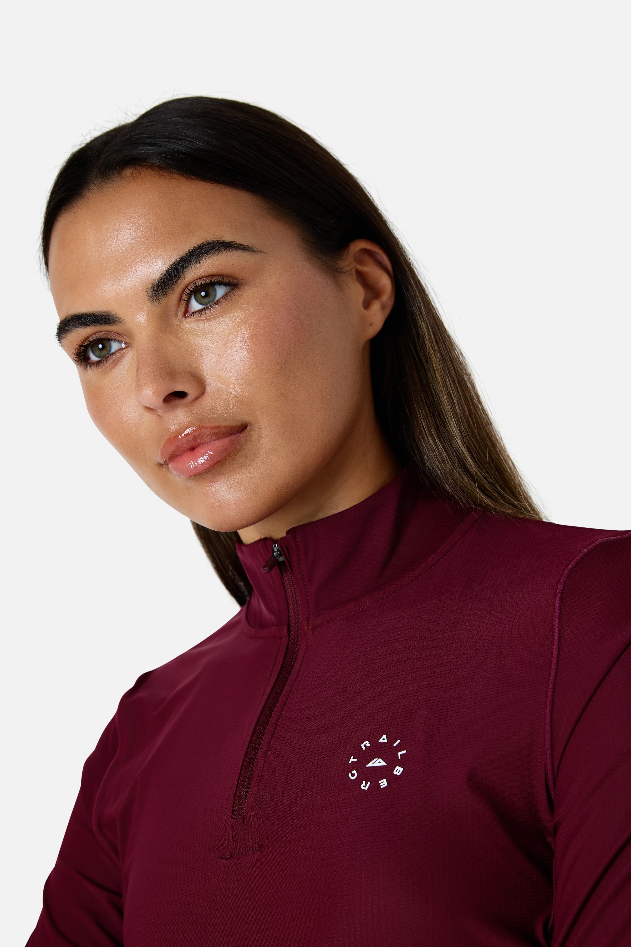 Womens Tide 1/4 Zip - Deep Claret