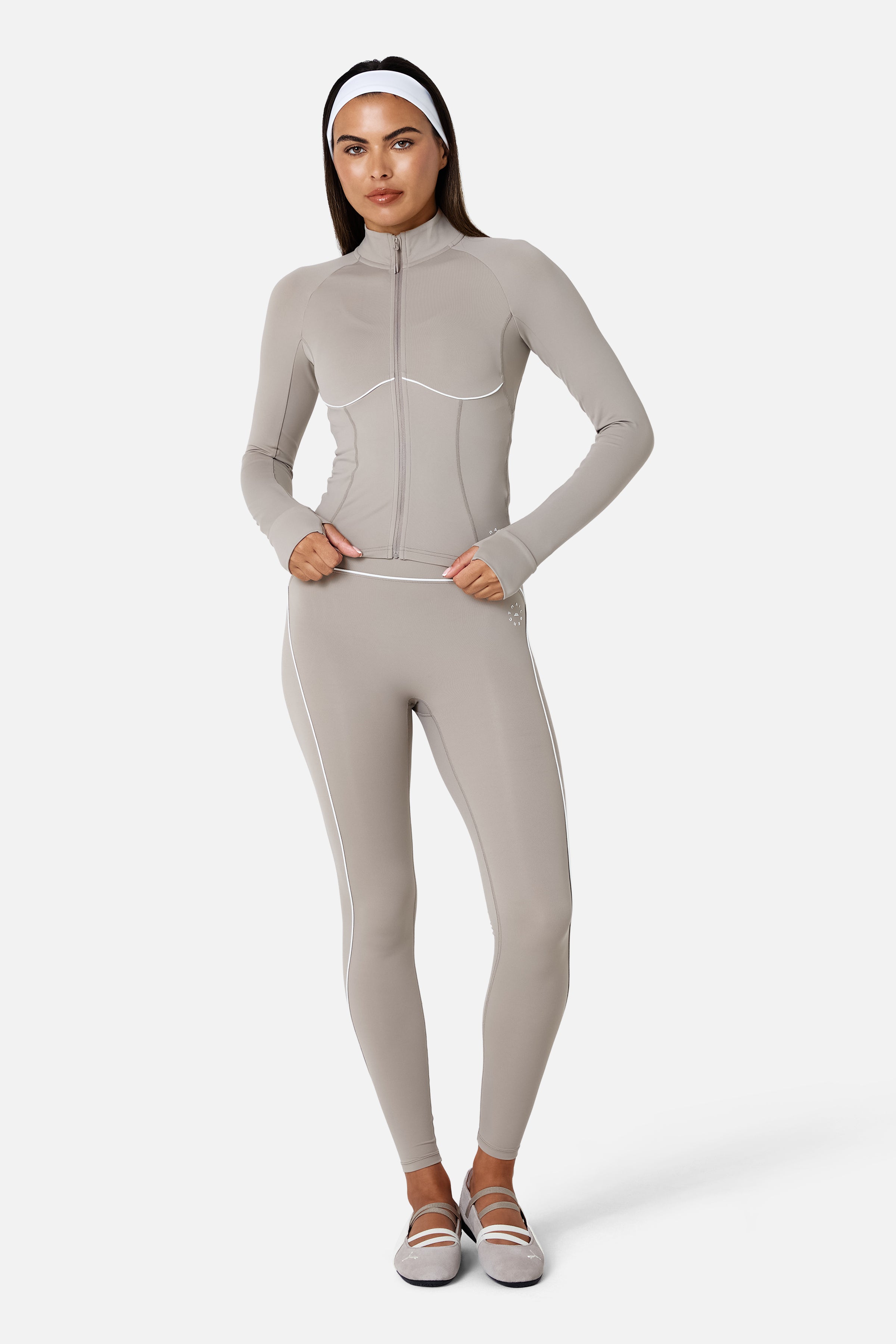 Womens Drift Legging - Pale Taupe