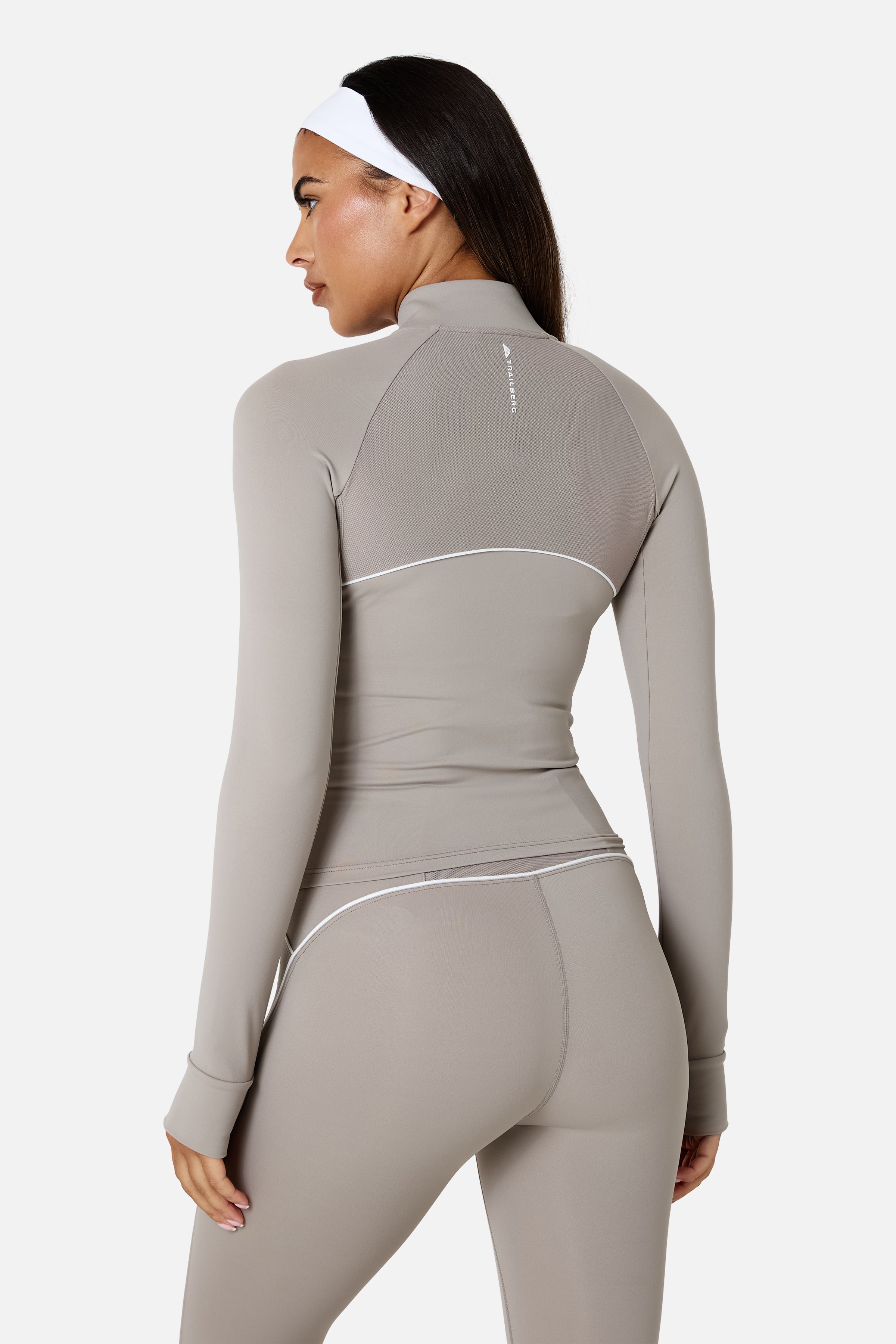 Womens Drift Jacket Set - Pale Taupe