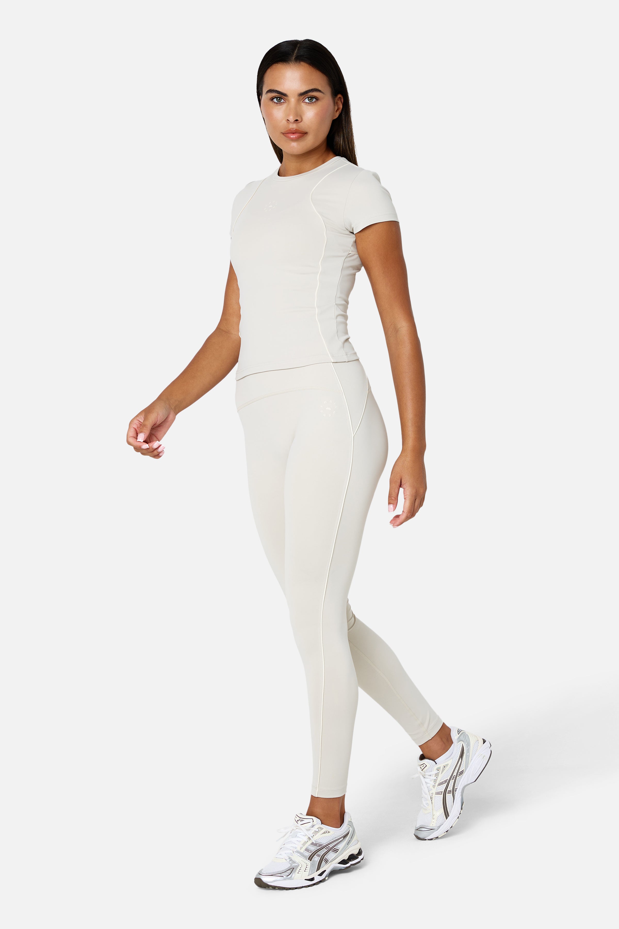 Womens Ignite Legging - Mercury Mist/Candlelight White
