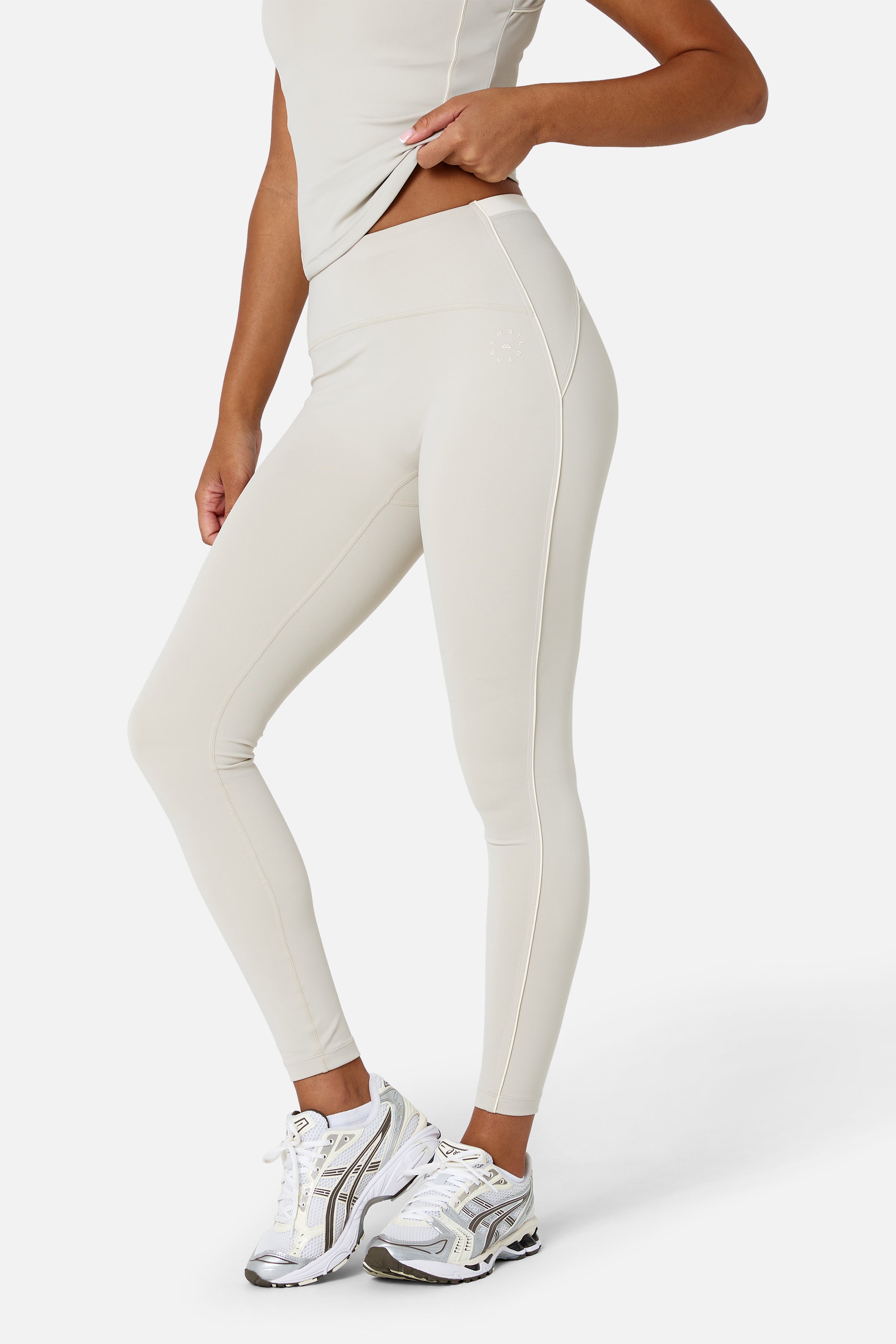 Womens Ignite Legging - Mercury Mist/Candlelight White