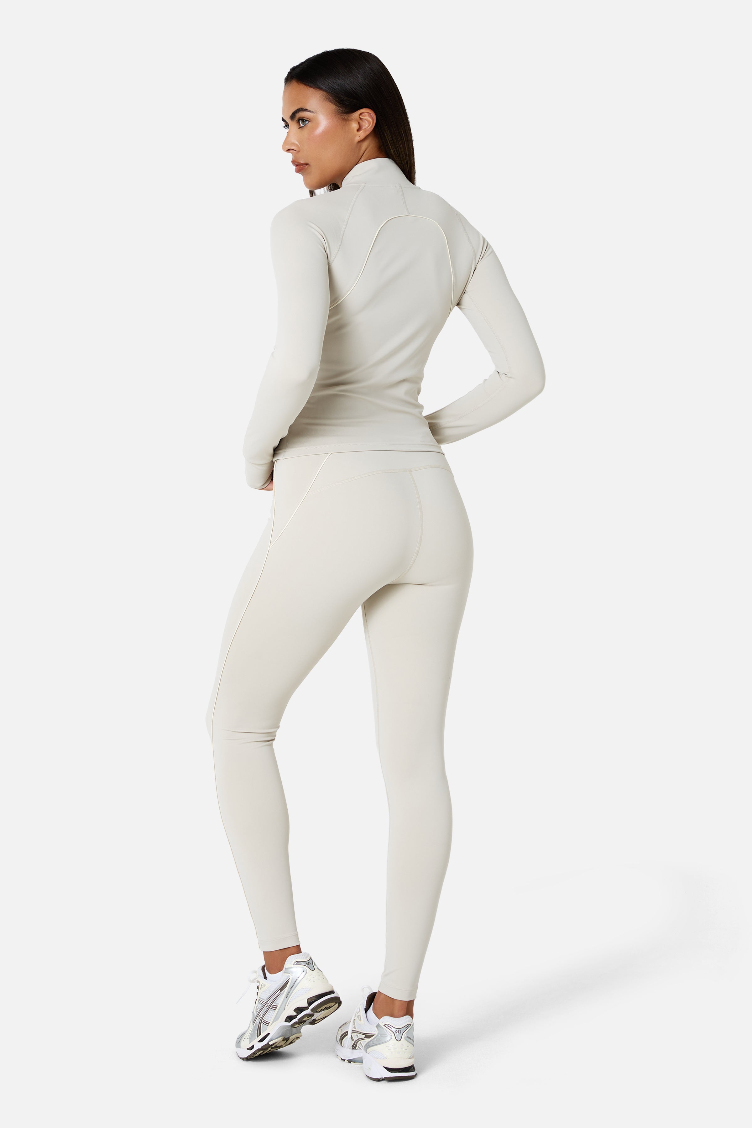 Womens Ignite Jacket Set - Mercury Mist/Candlelight White