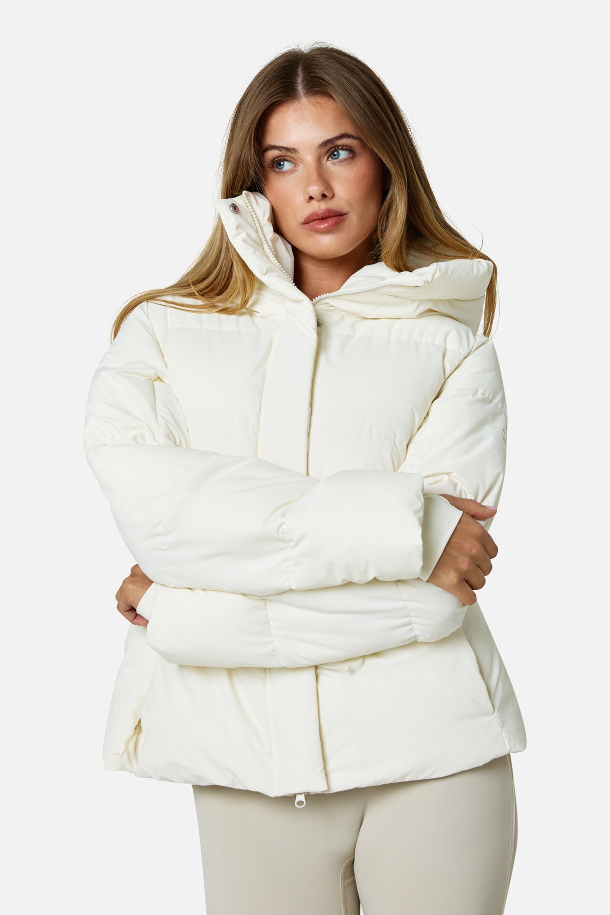 Womens Motion Cinched Jacket - Lunar Silk