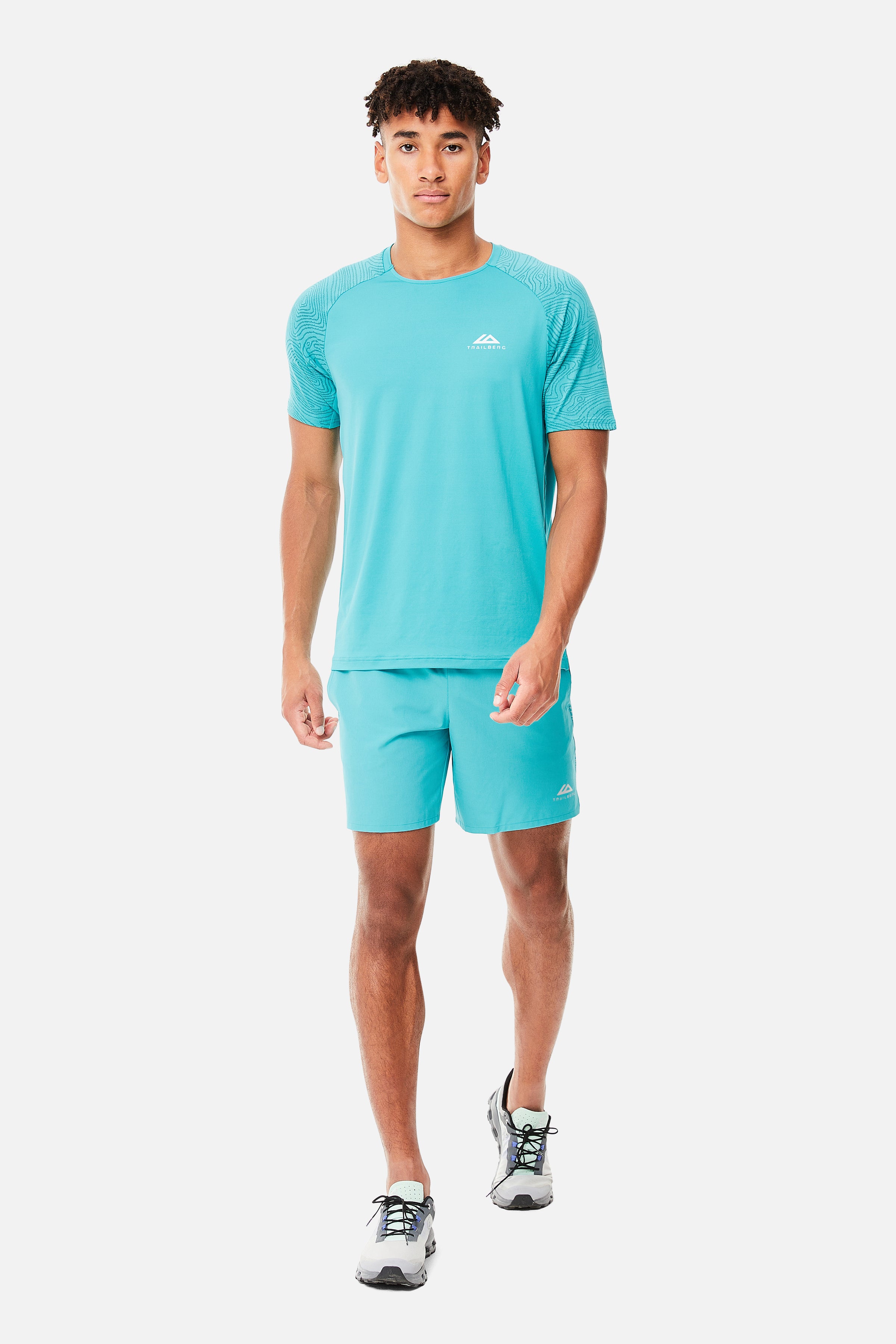 Geo Tee - Turquoise