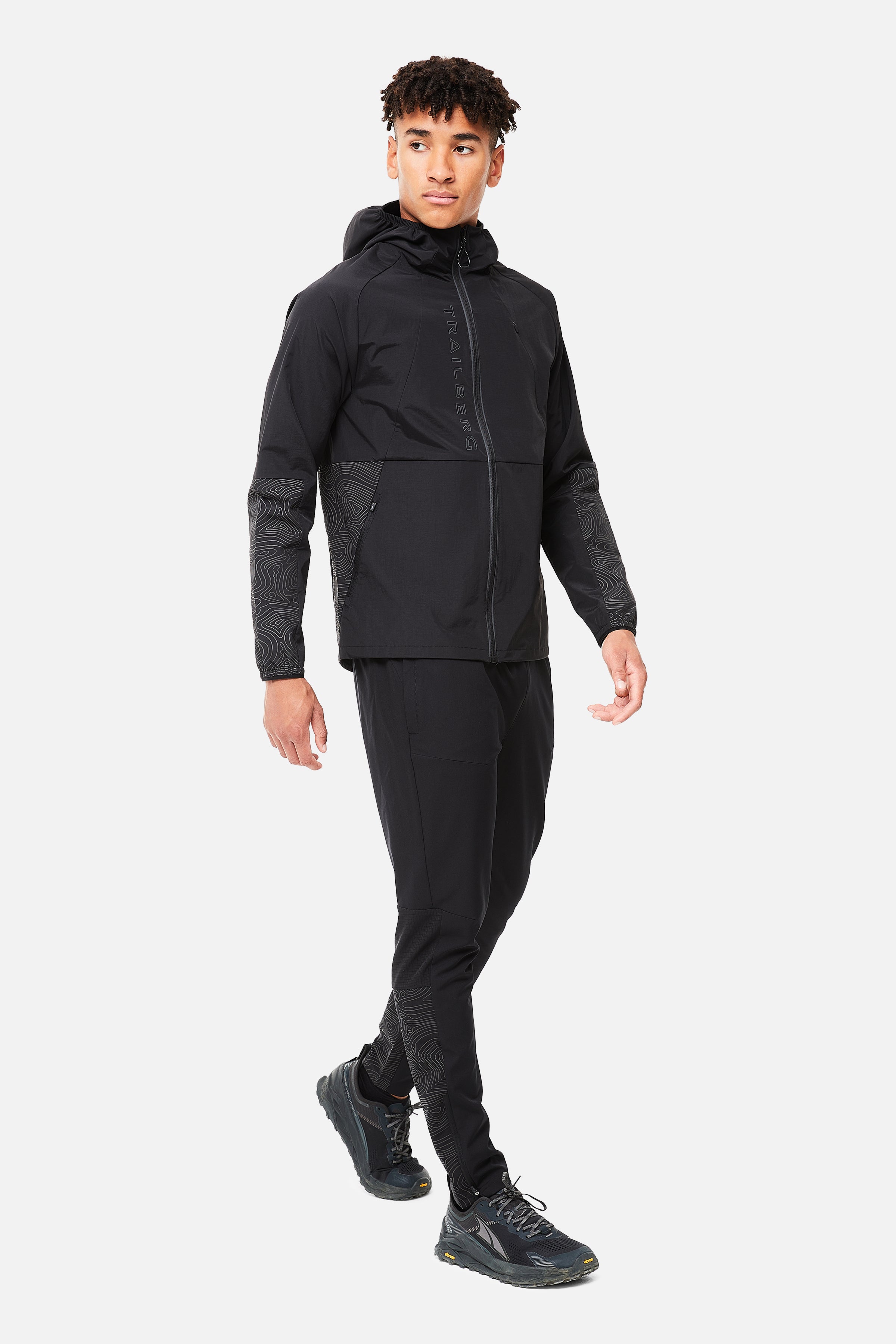 Geo Tracksuit - Black