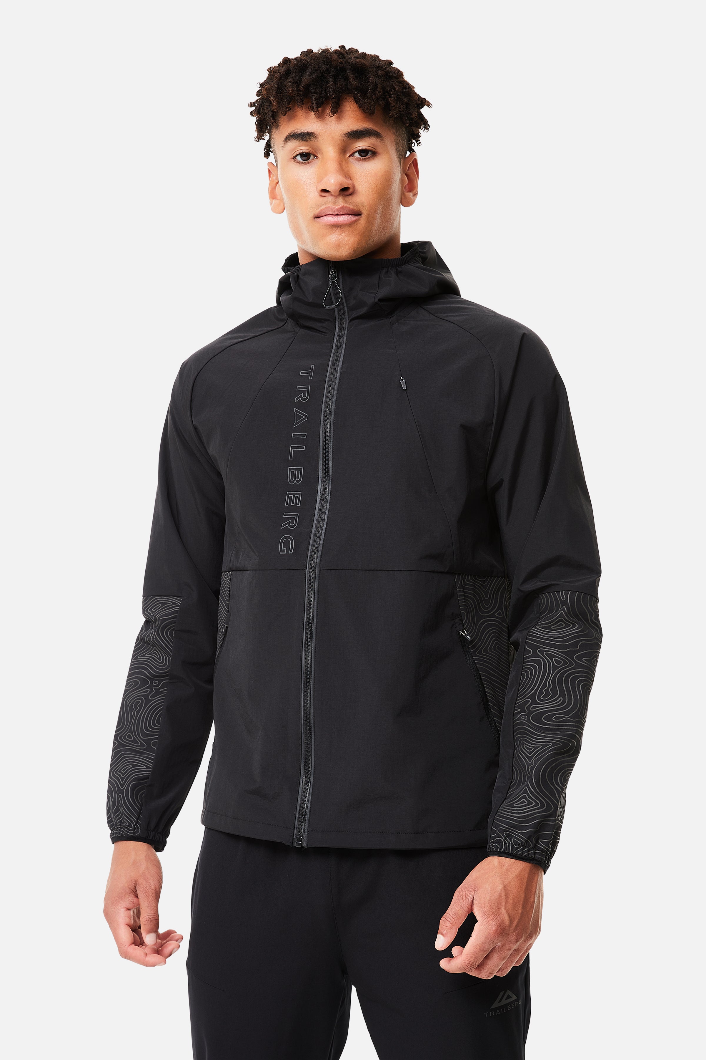 Geo Tracksuit - Black