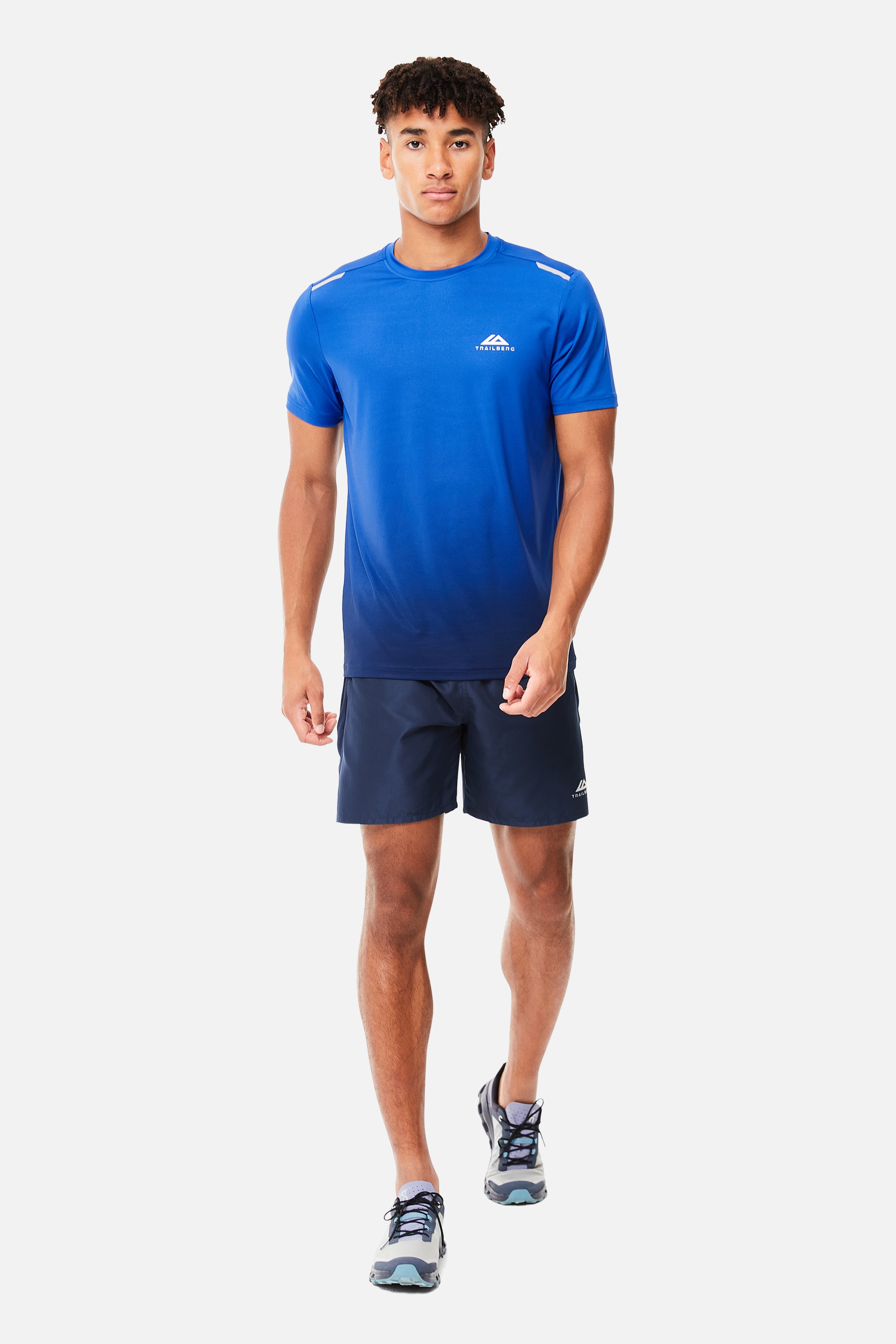 Gradient Tee - Navy/Cobalt