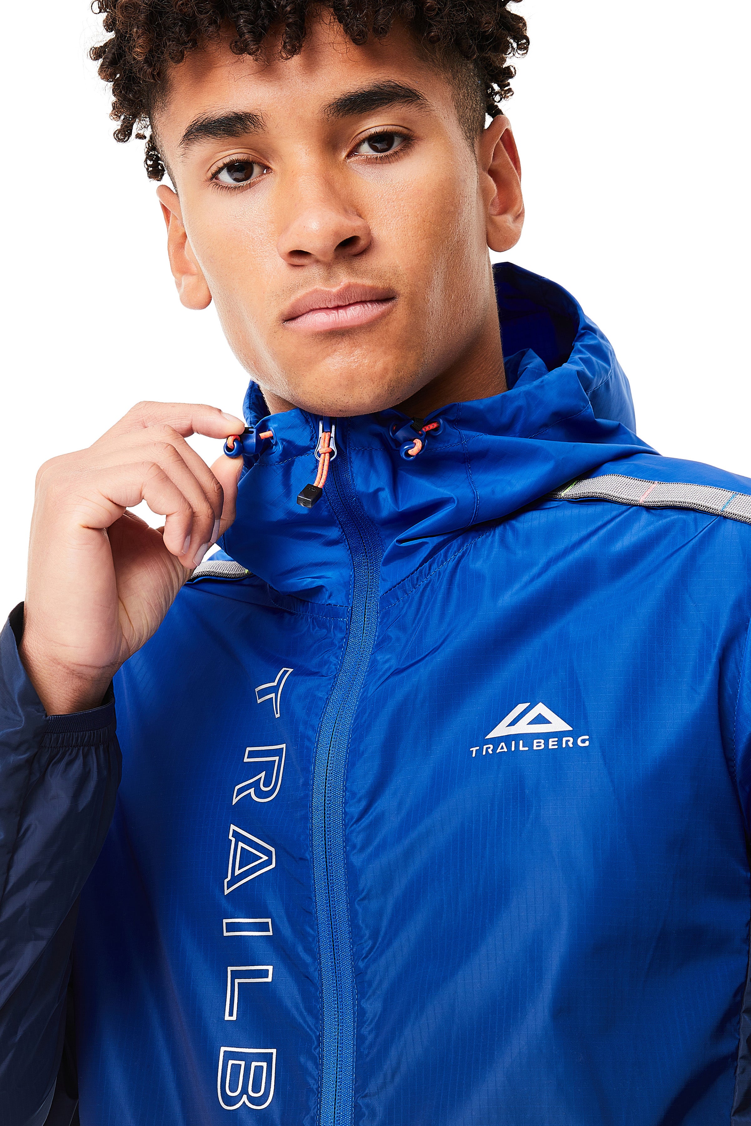 Gradient Windbreaker - Navy/Cobalt